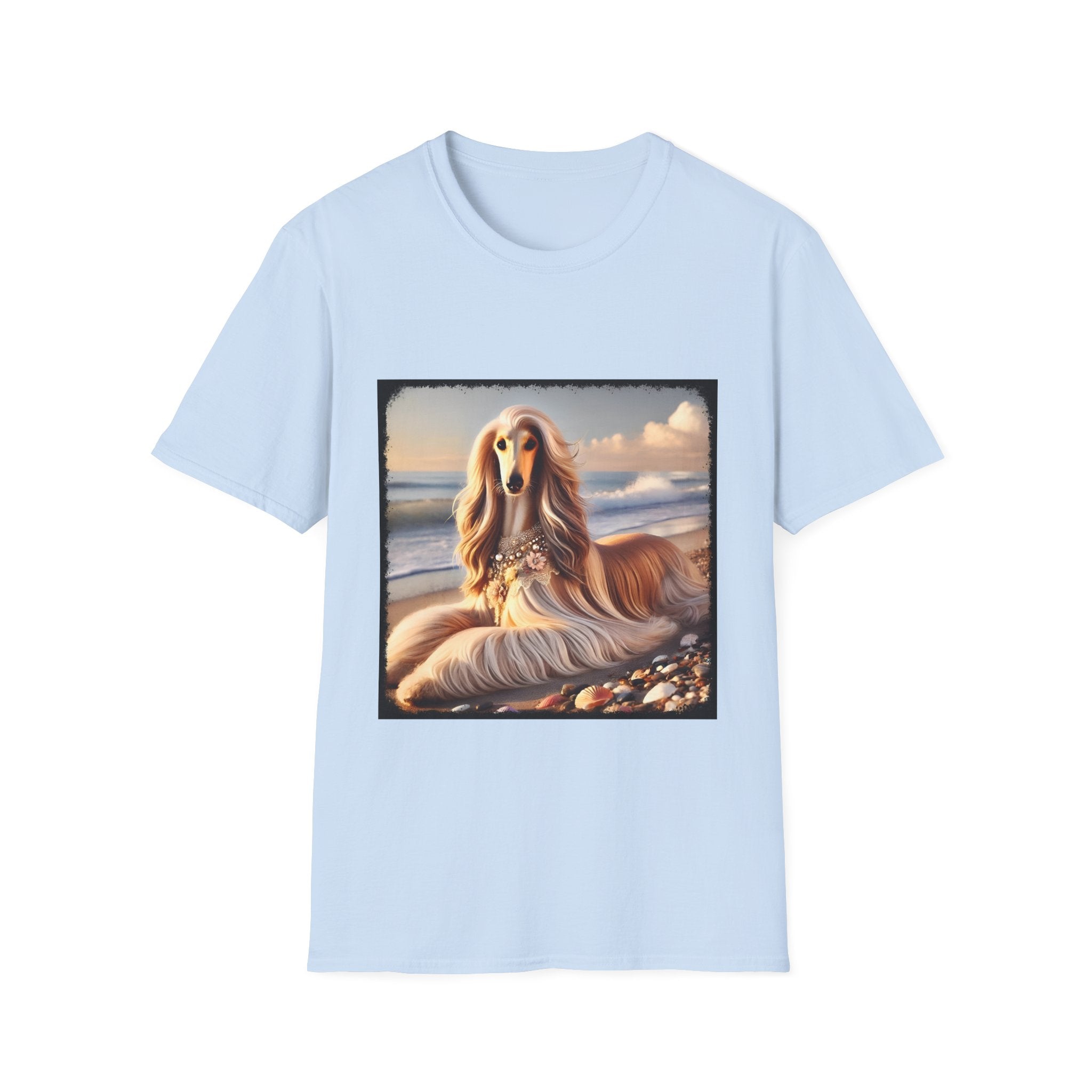 Afghan Hound Seashell Sweetie | Unisex Dog T-Shirt