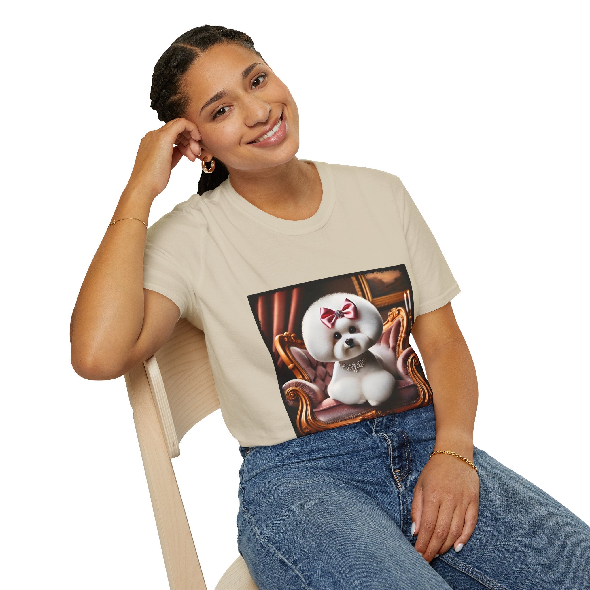 Bichon Frise Sweet Treat | Unisex Dog T-Shirt