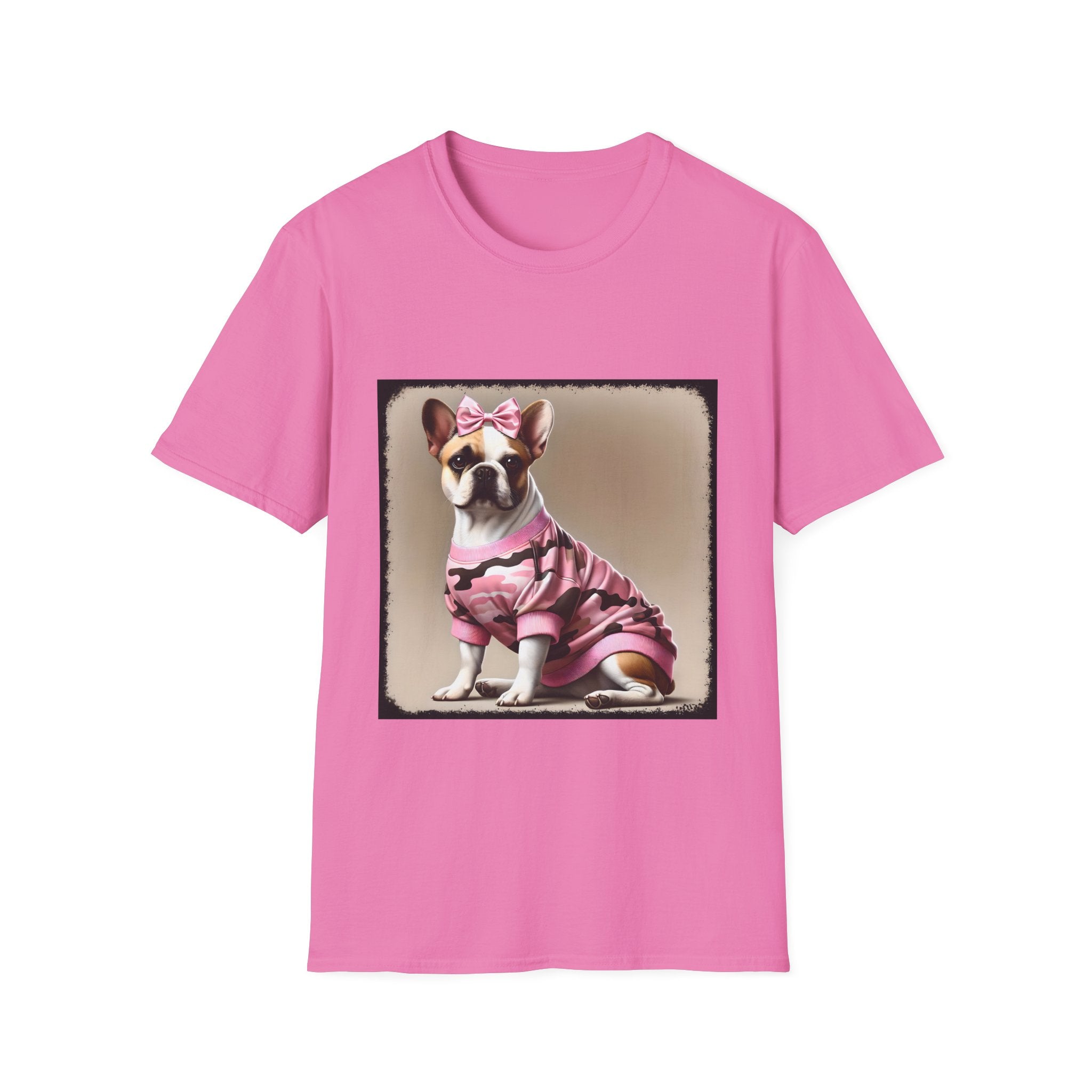 French Bulldog Camo Chic | Unisex Dog T-Shirt