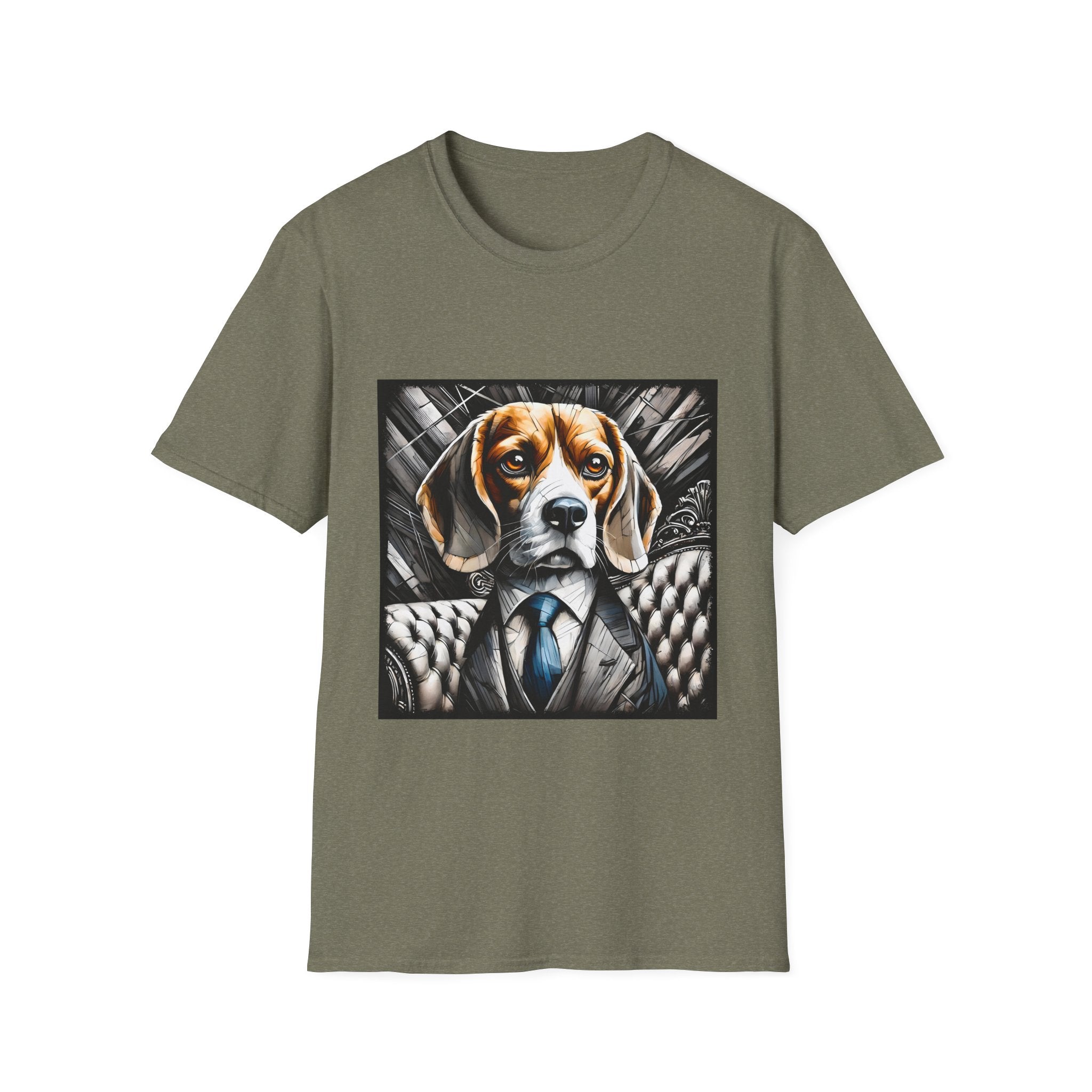 Beagle B&W Bold Eyes | Unisex Dog T-Shirt