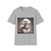 Bichon Frise Crimson Cutie | Unisex Dog T-Shirt