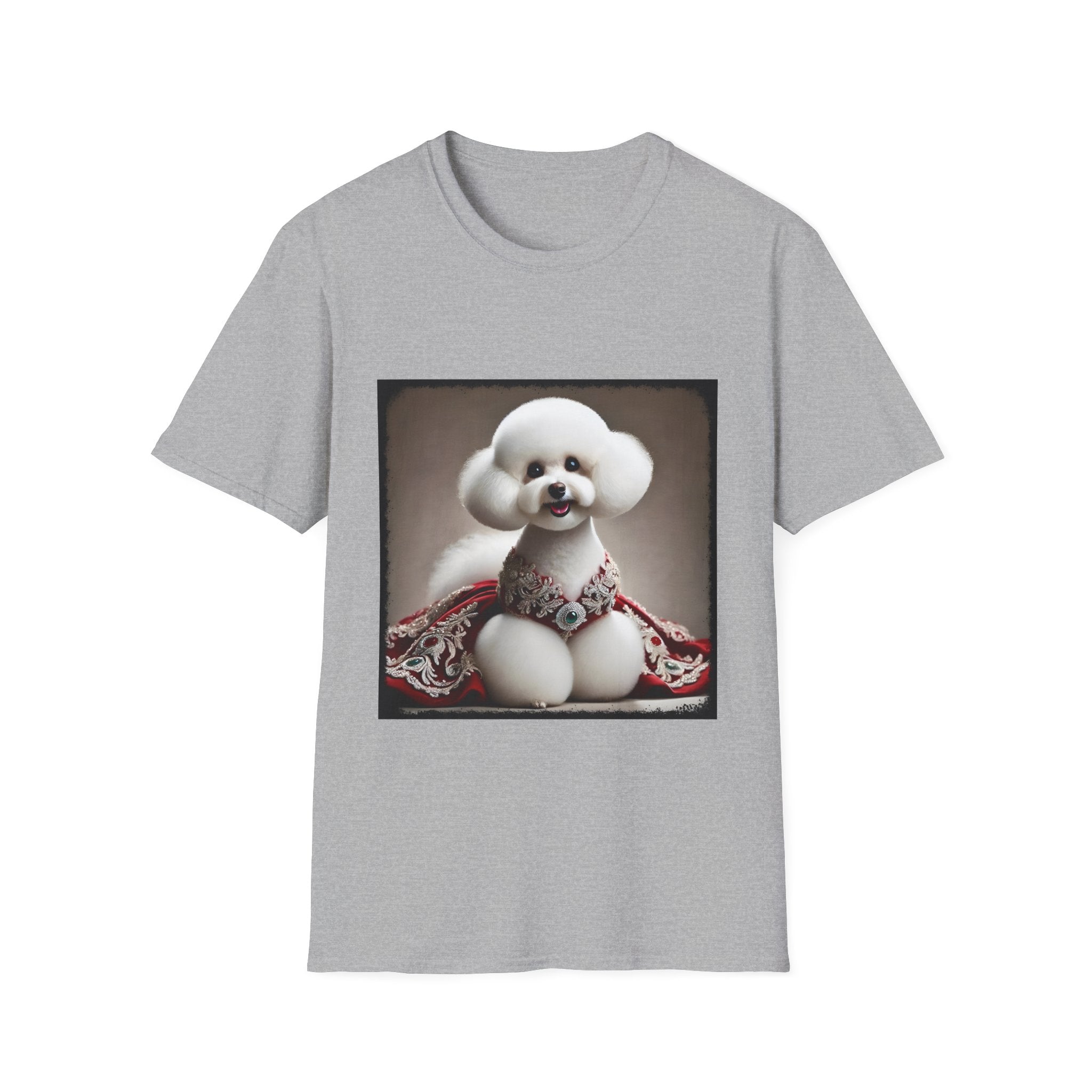 Bichon Frise Crimson Cutie | Unisex Dog T-Shirt