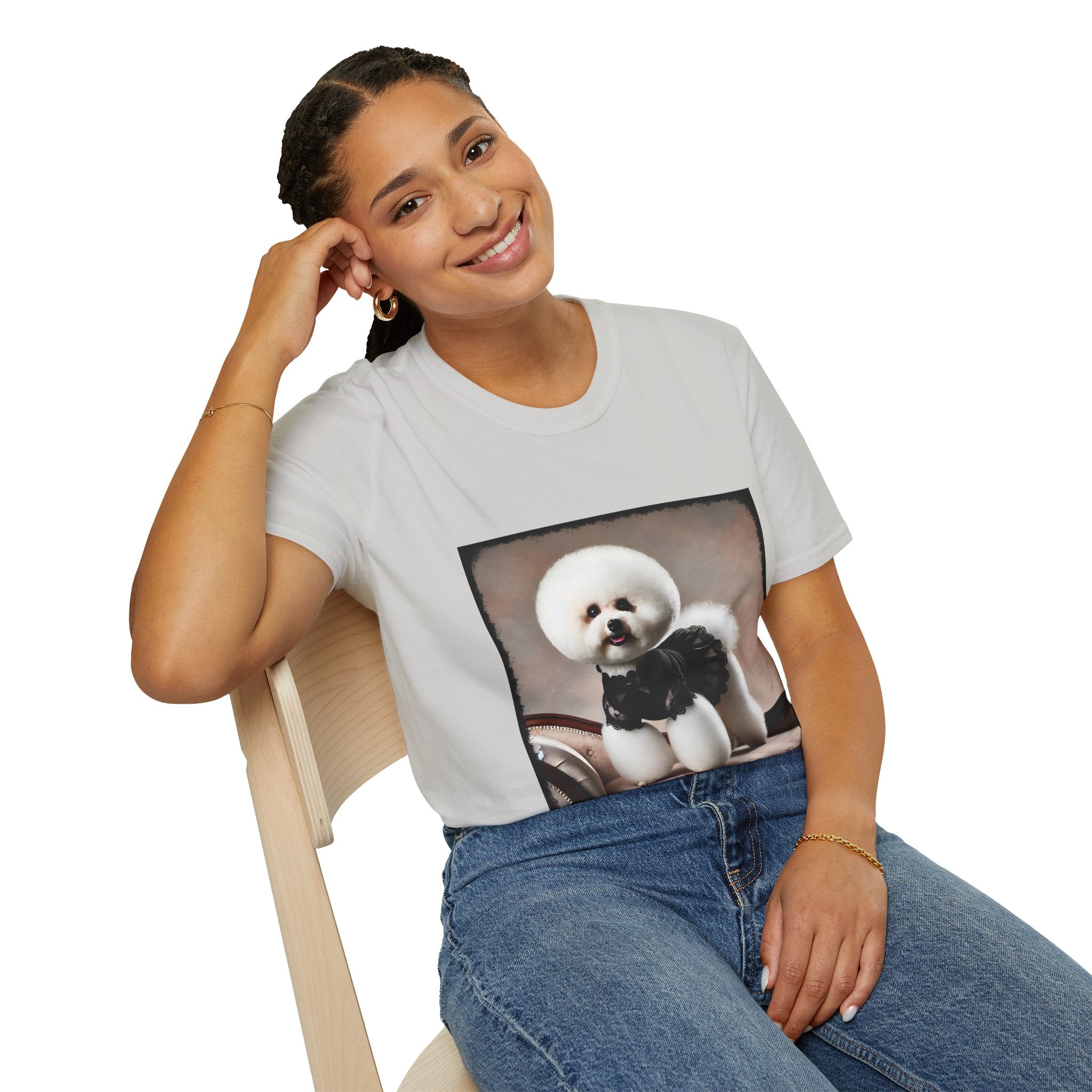 Bichon Frise Lace Darling | Unisex Dog T-Shirt