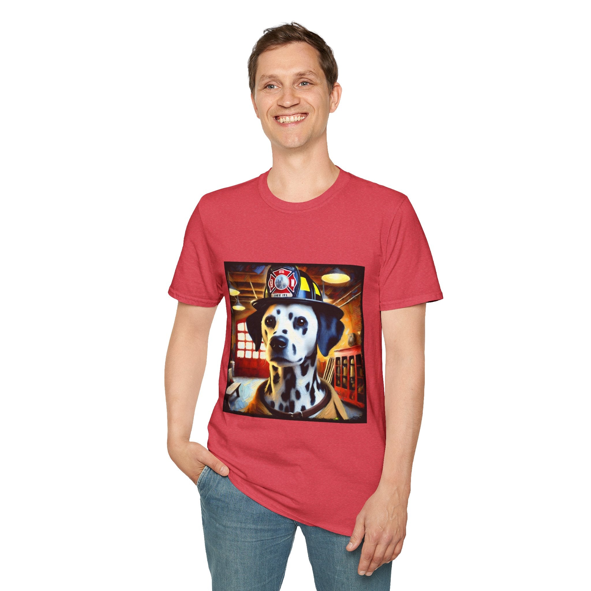 Dalmatian Fire Rescue Classic | Unisex Dog T-Shirt