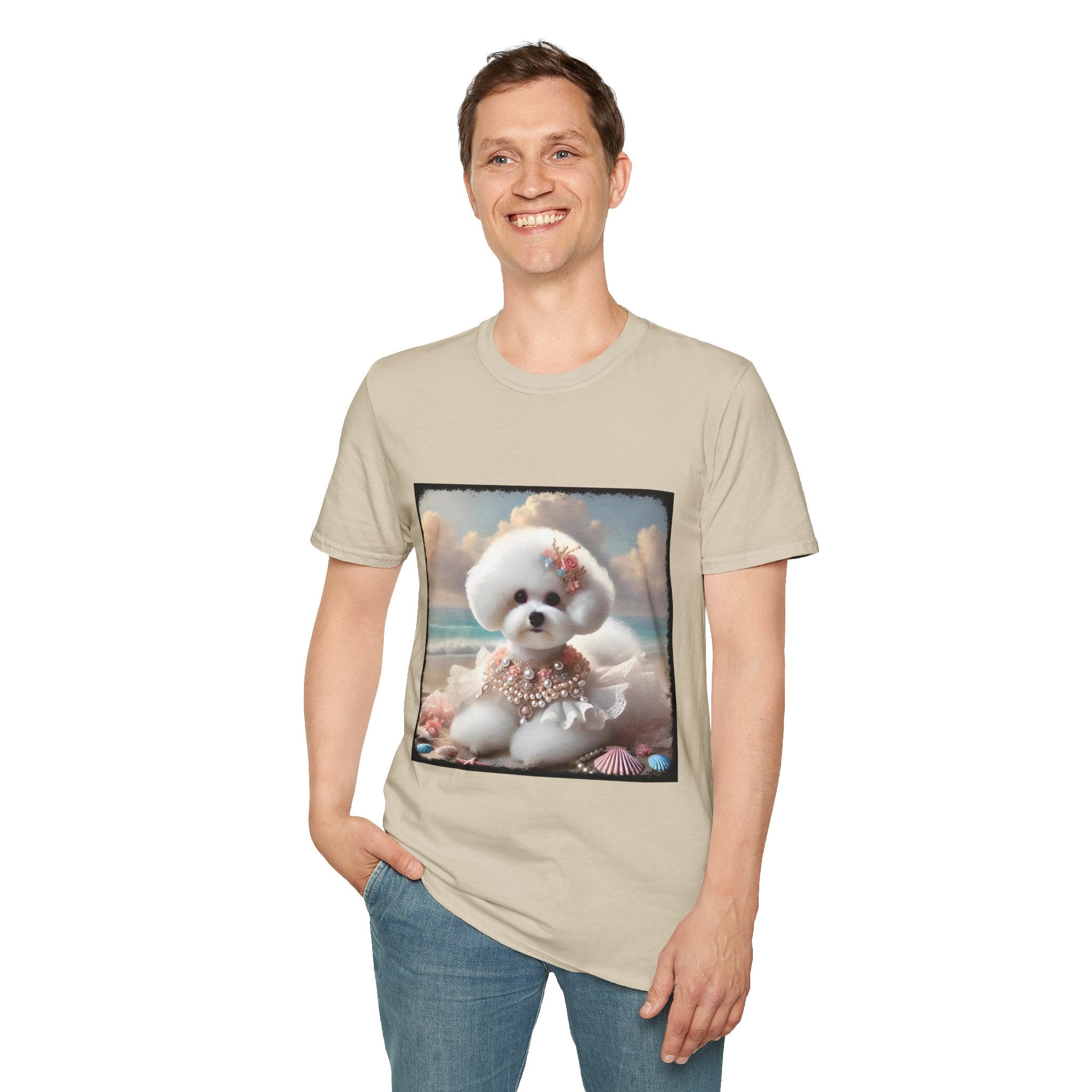 Bichon Frise Beach Beauty | Unisex Dog T-Shirt