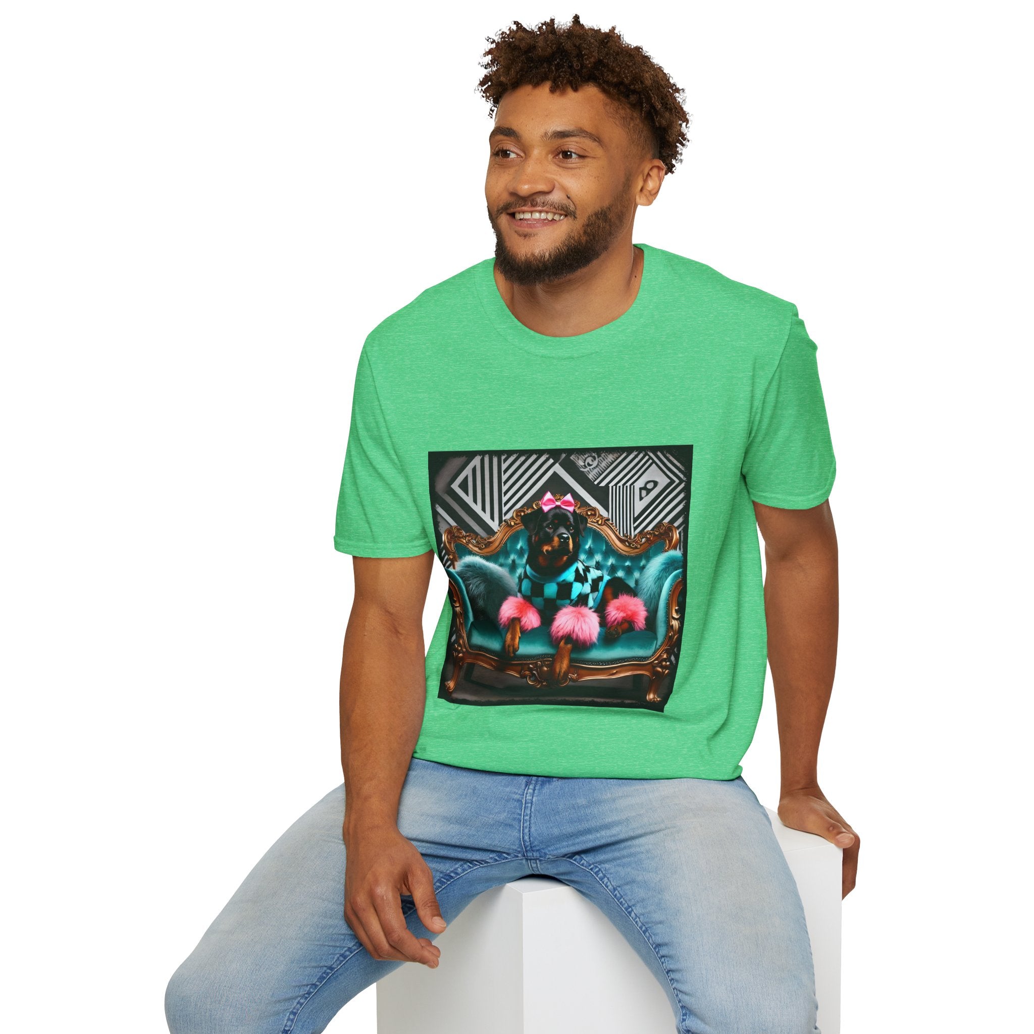 Rottweiler Fierce Fashionista | Unisex Dog T-Shirt