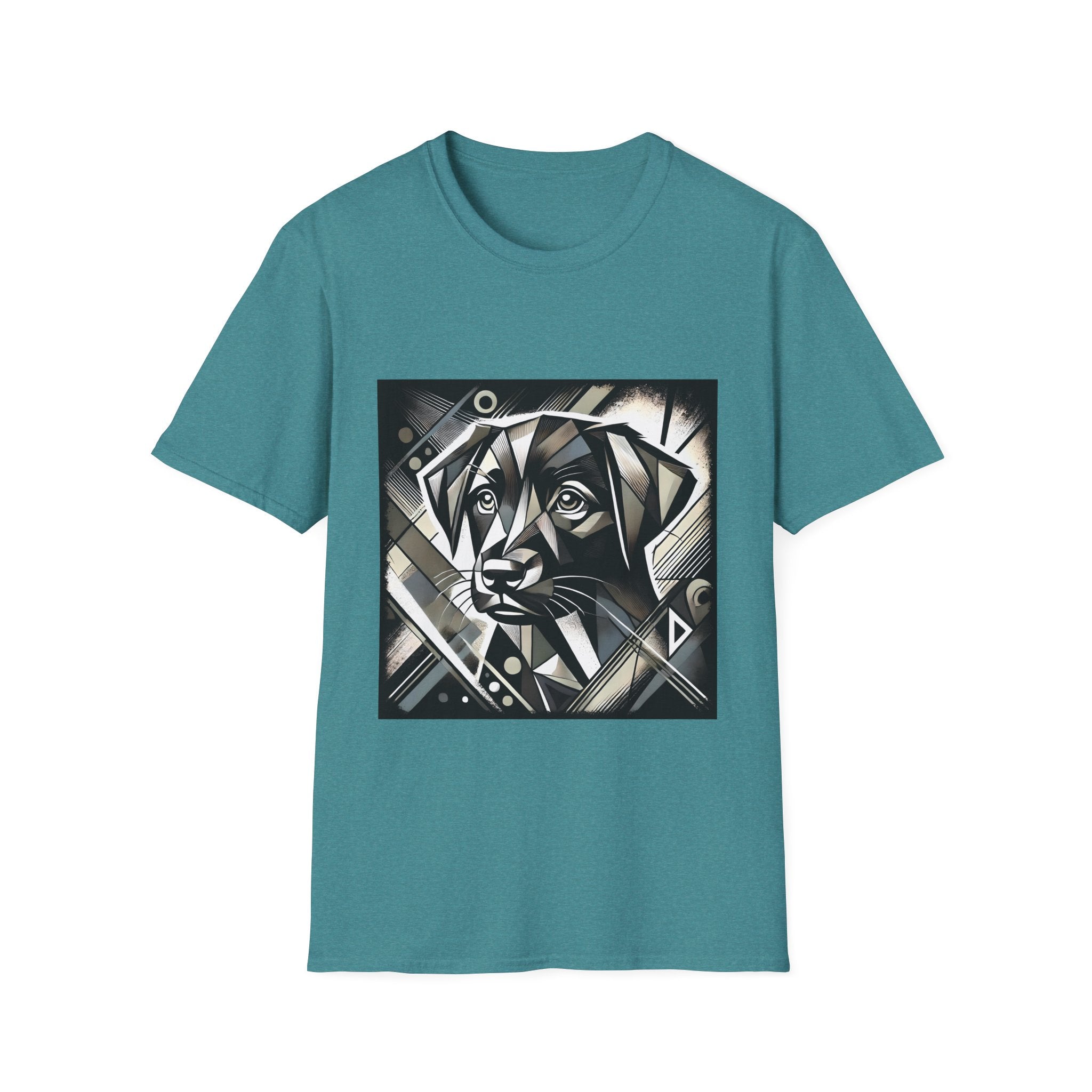 Labrador Retriever B&W Bold Geometric | Unisex Dog T-Shirt