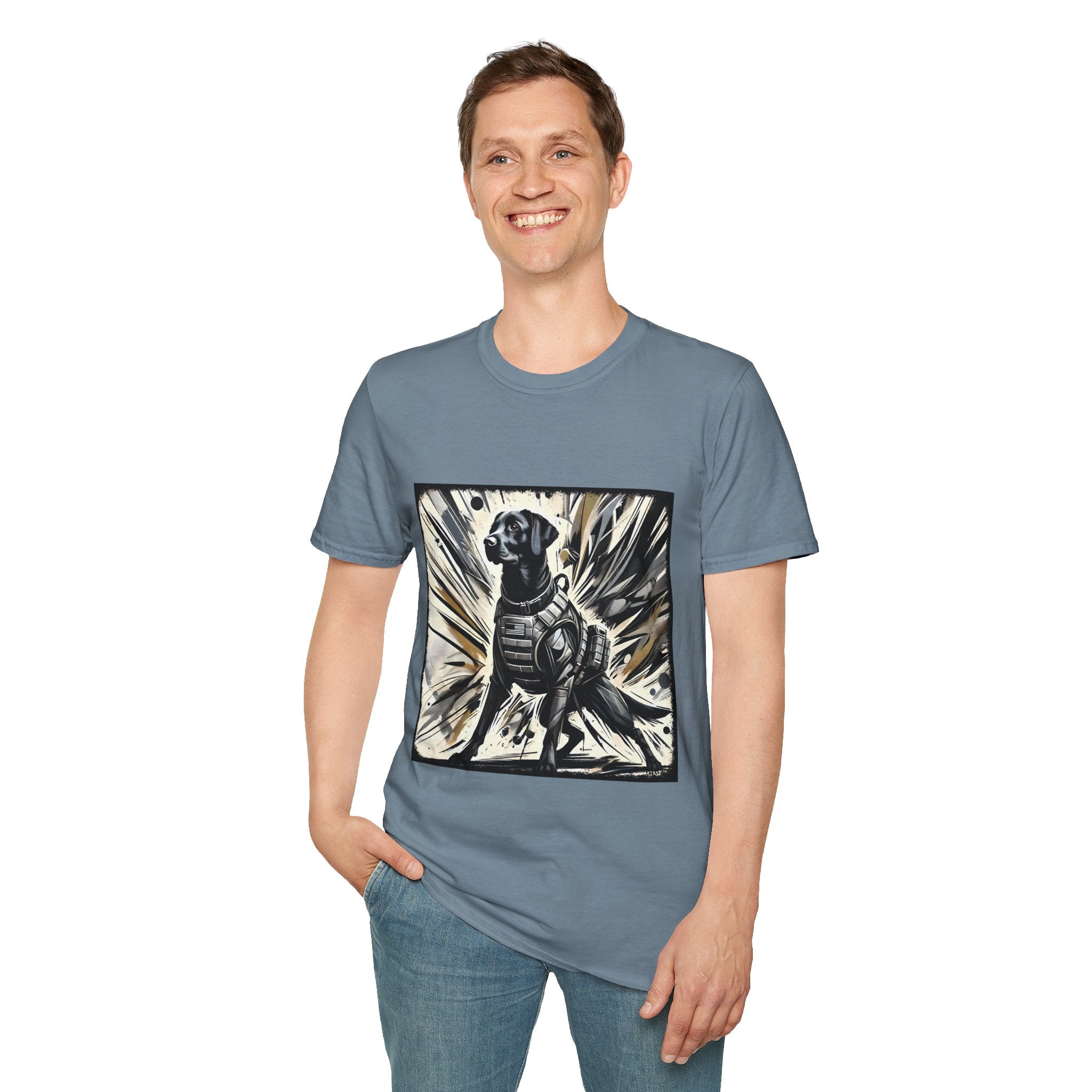 Labrador Retriever Bold Armor Classic | Unisex Dog T-Shirt