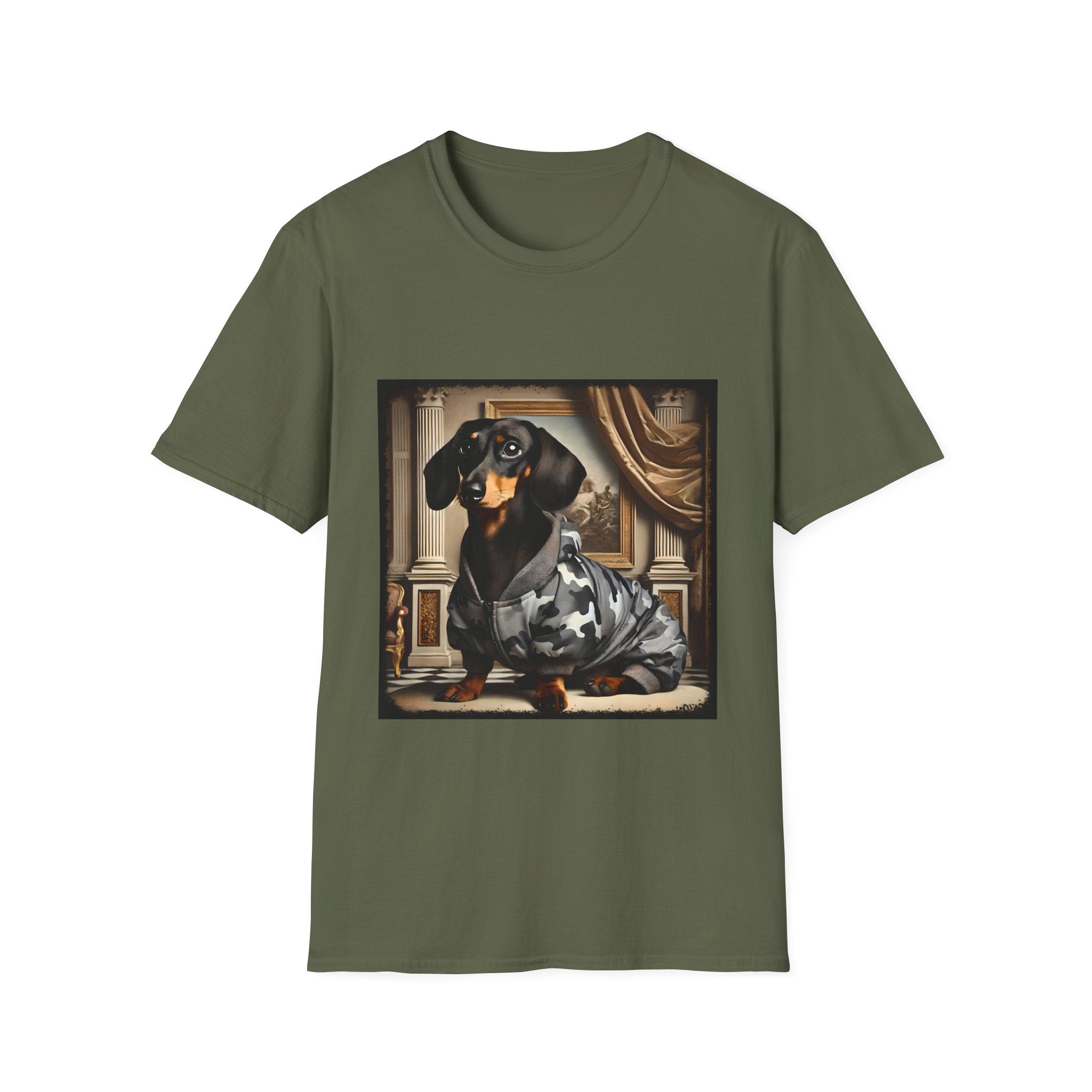 Dachshund Camo Cutie | Unisex Dog T-Shirt