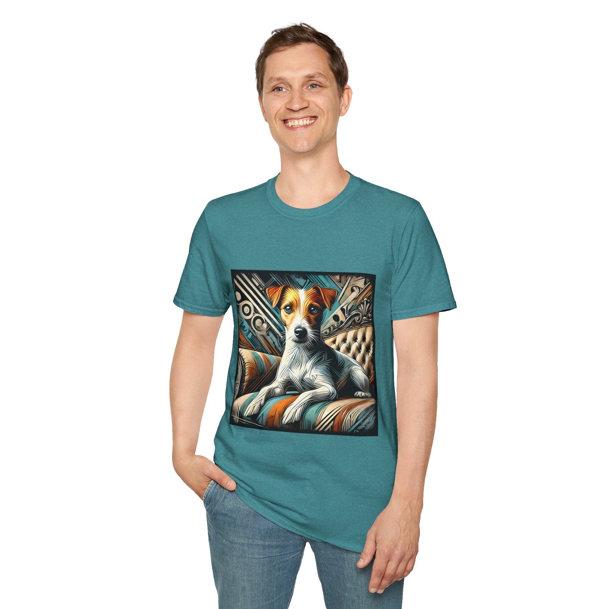 Jack Russell Terrier Warm Rebel | Unisex Dog T-Shirt