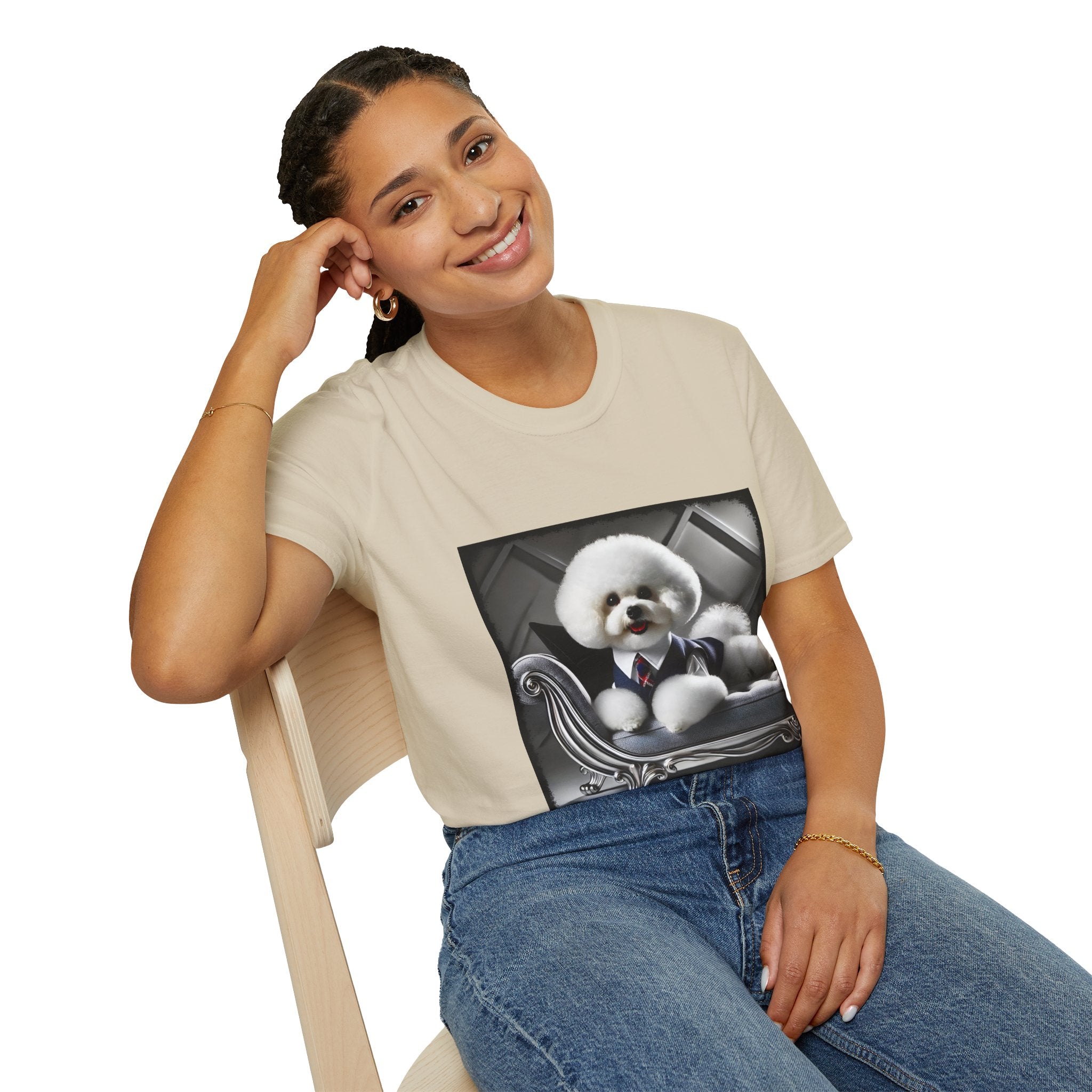 Bichon Frise Tailored Pup | Unisex Dog T-Shirt