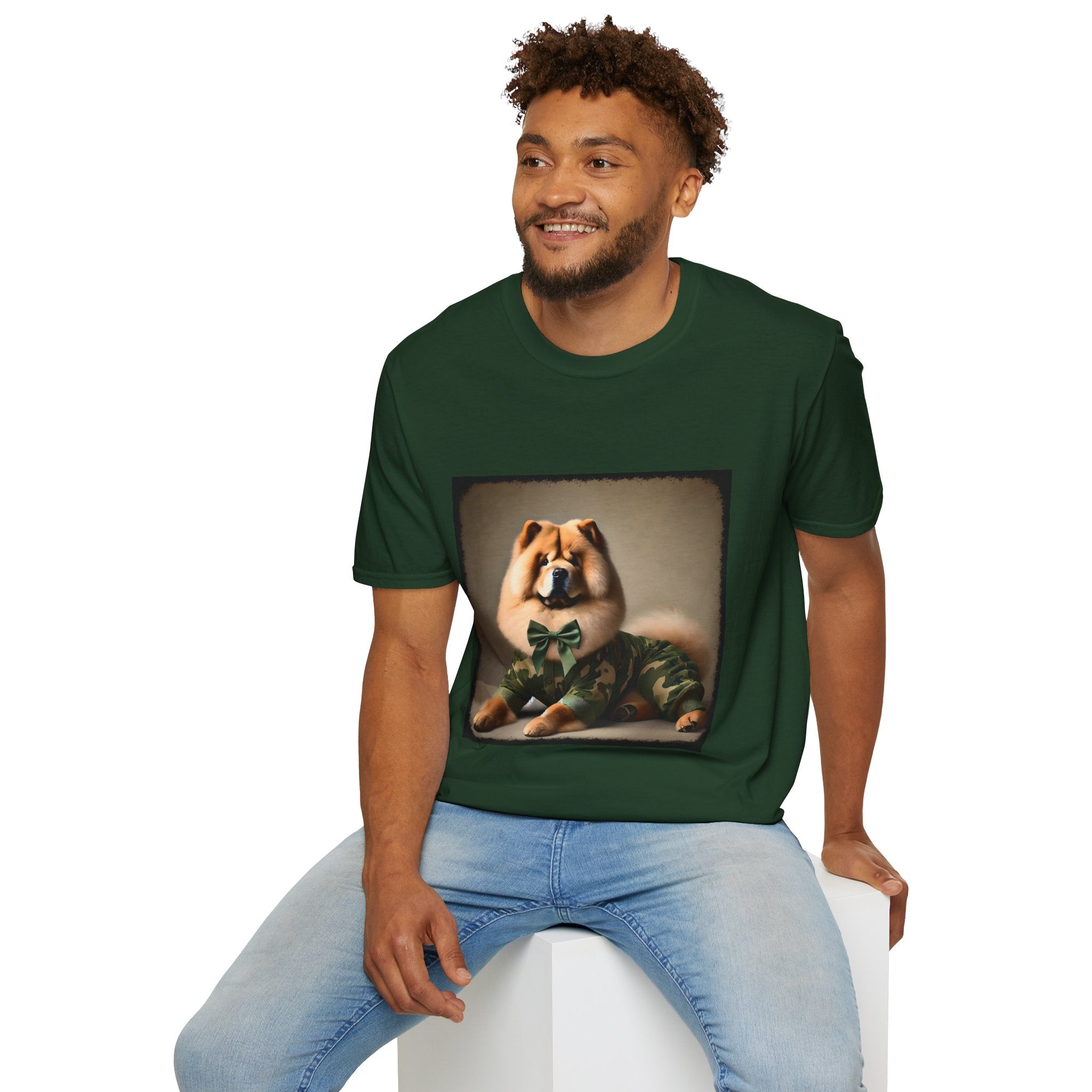 Chow Chow Camo Cutie | Unisex Dog T-Shirt