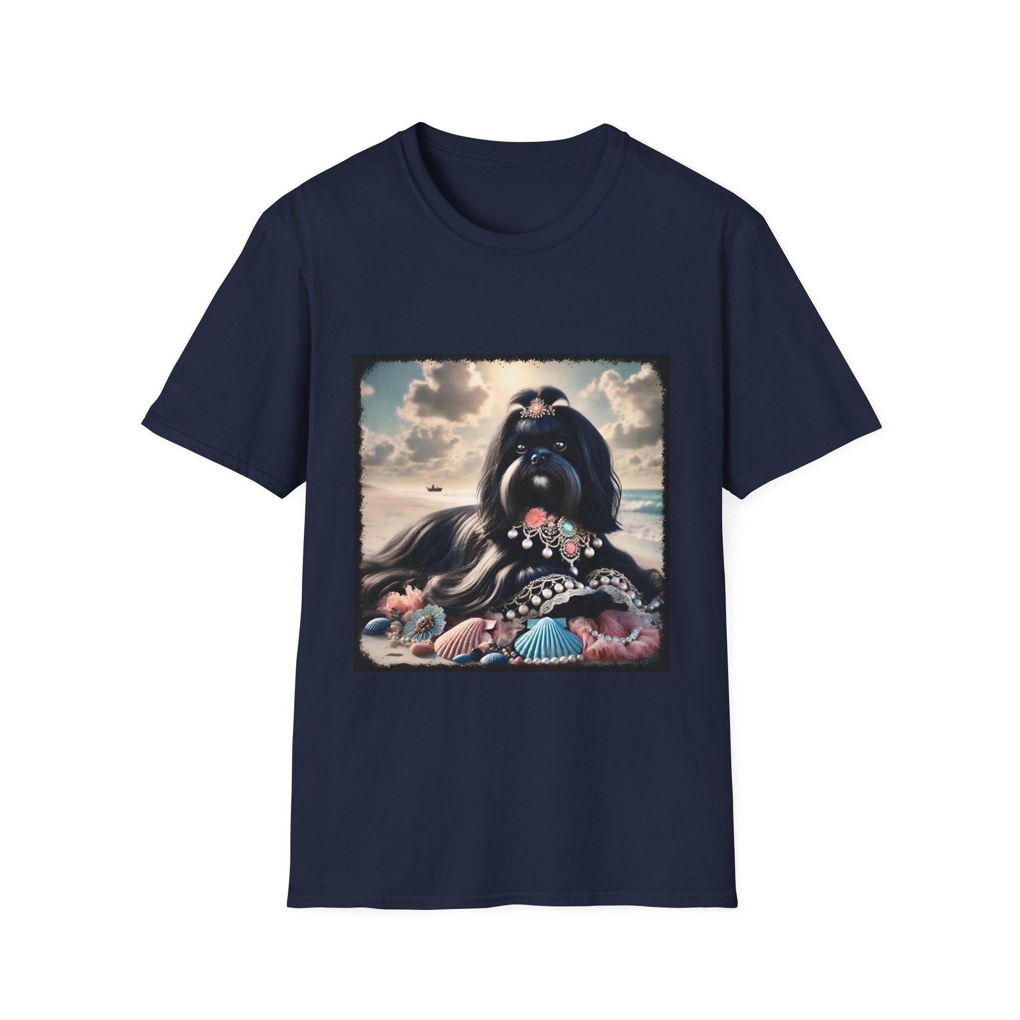 Shih Tzu Shell Chic | Unisex Dog T-Shirt