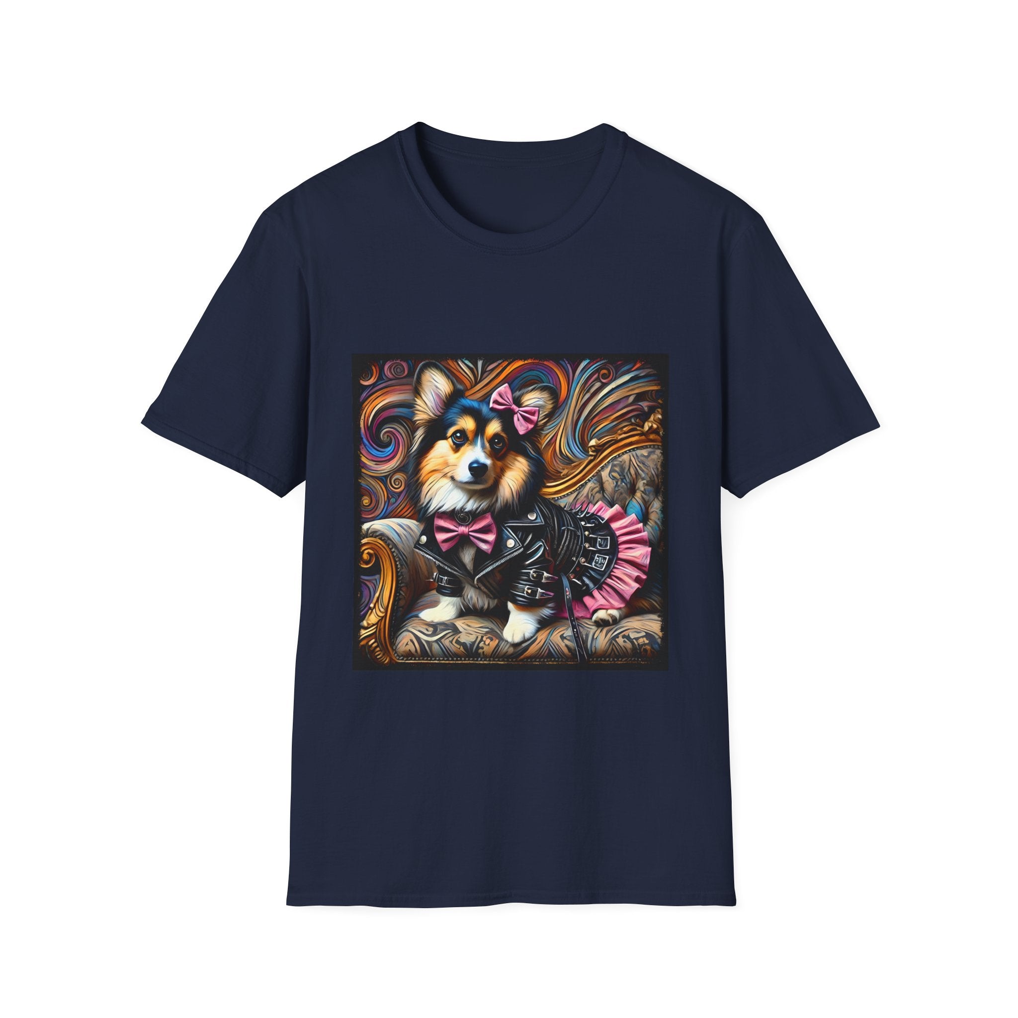 Pembroke Welsh Corgi Edgy Rocker II | Unisex Dog T-Shirt