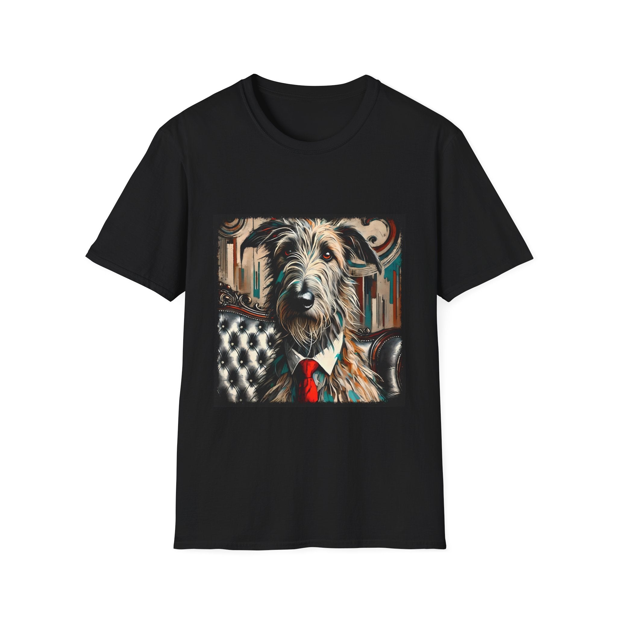 Irish Wolfhound Bold Gentleman |  Unisex Dog T-Shirt