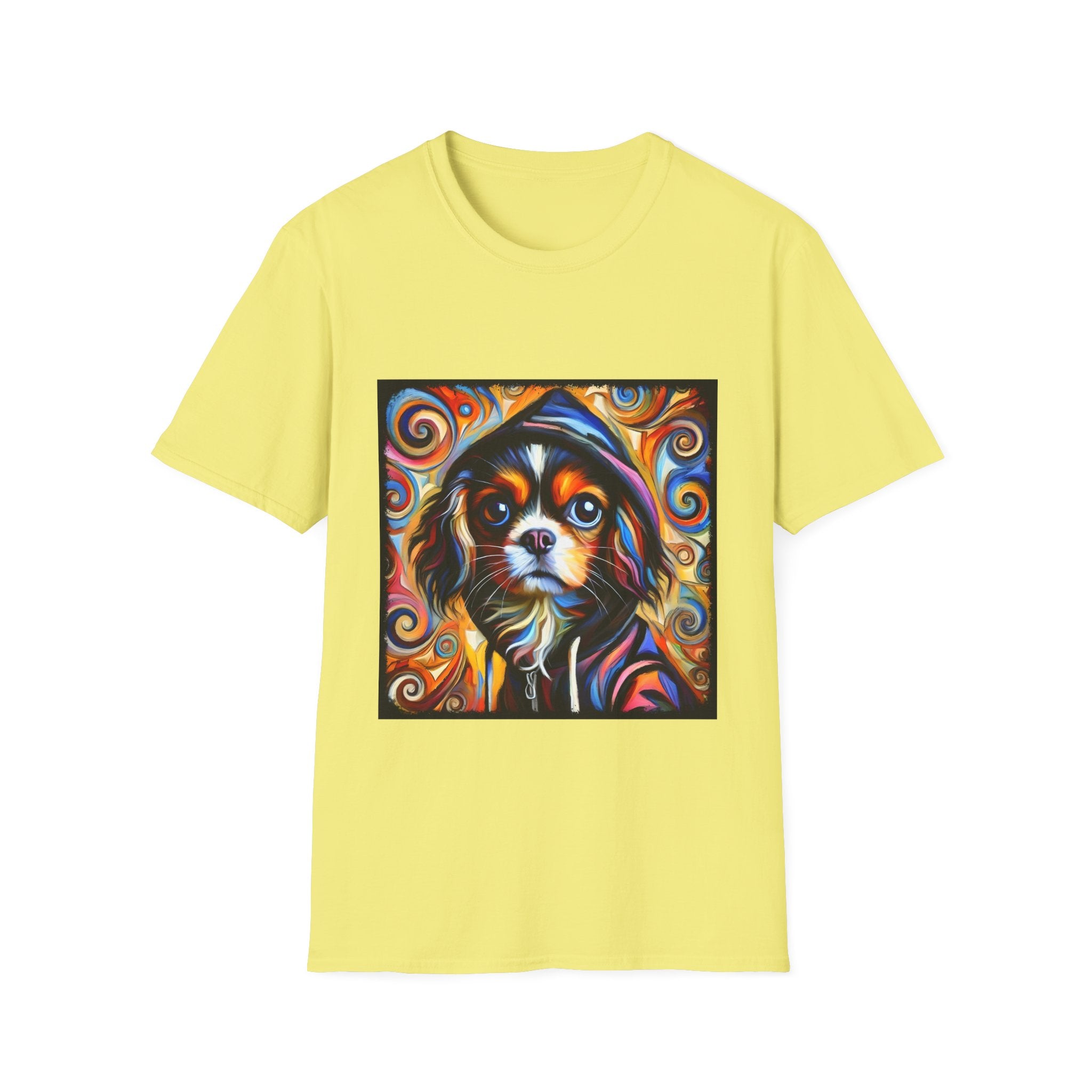Cavalier King Charles Spaniel Relaxed Swirl | Unisex Dog T-Shirt