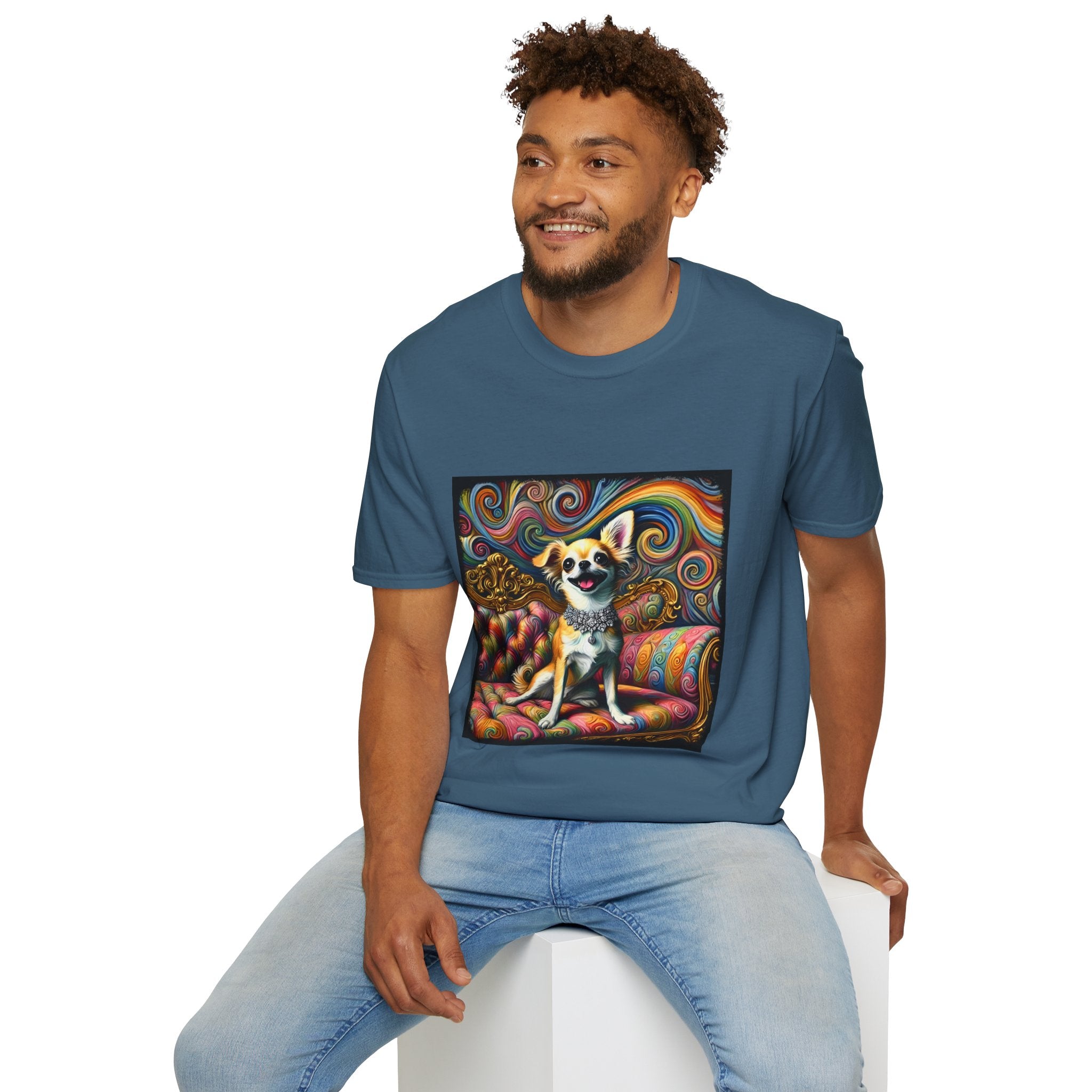 Chihuahua Blissful Swirl | Unisex Dog T-Shirt