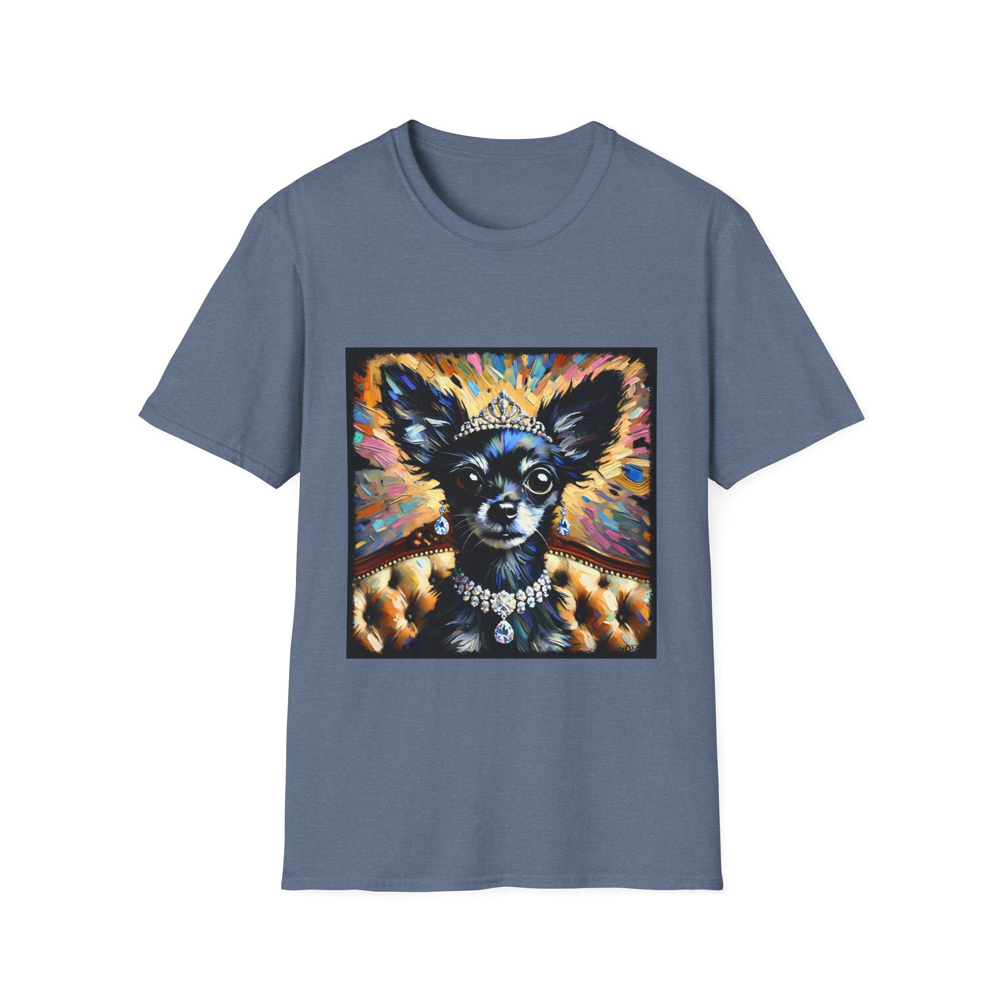 Chihuahua Diamond Earring Classic | Unisex Dog T-Shirt