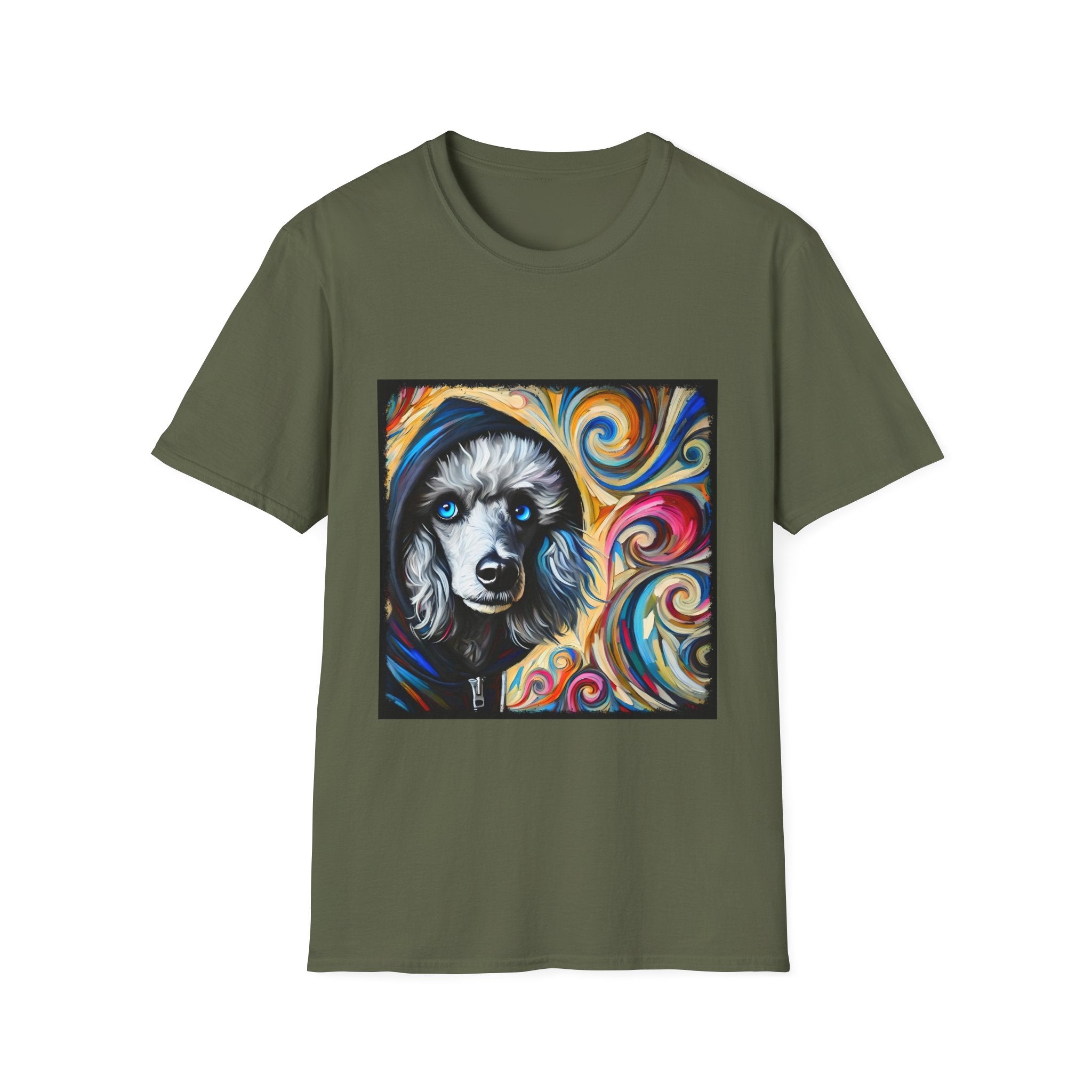 Poodle Relaxed Swirl | Unisex Dog T-Shirt