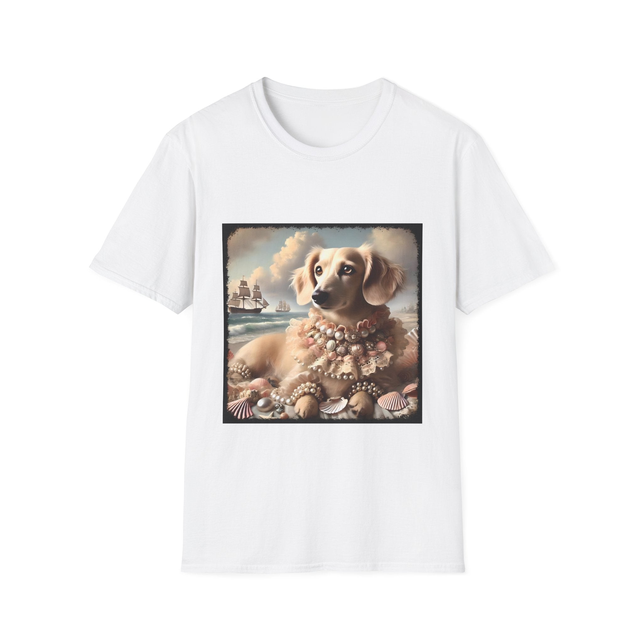 Dachshund Seashell Siren | Unisex Dog T-Shirt