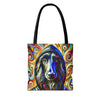 Afghan Hound Hoodie Swirl | Dog Themed Tote Bag