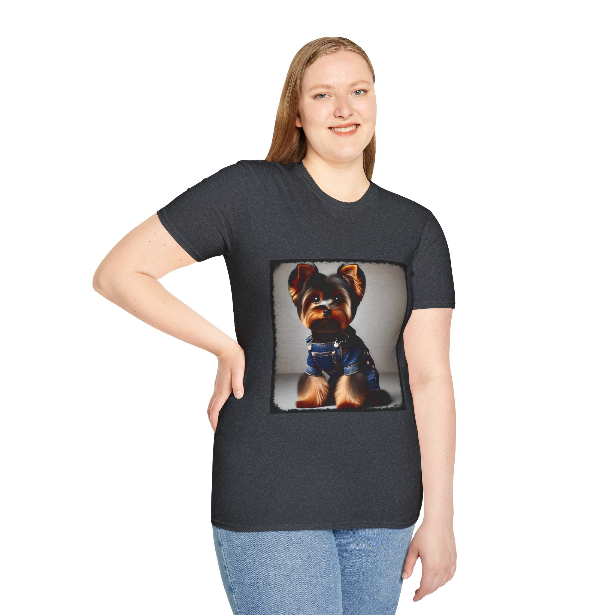 Yorkshire Terrier Denim Darling | Unisex Dog T-Shirt