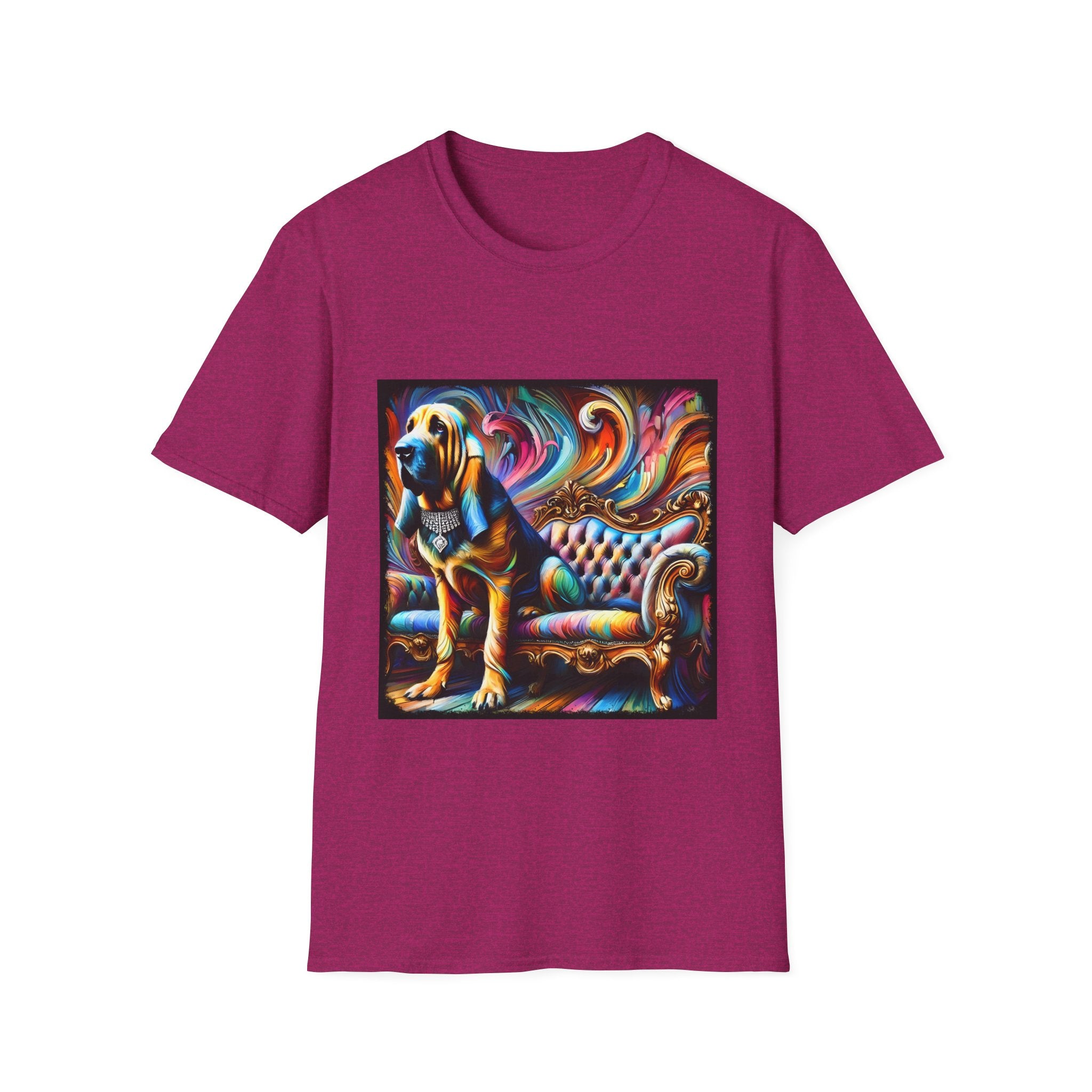 Bloodhound Vivid Swirl | Unisex Dog T-Shirt