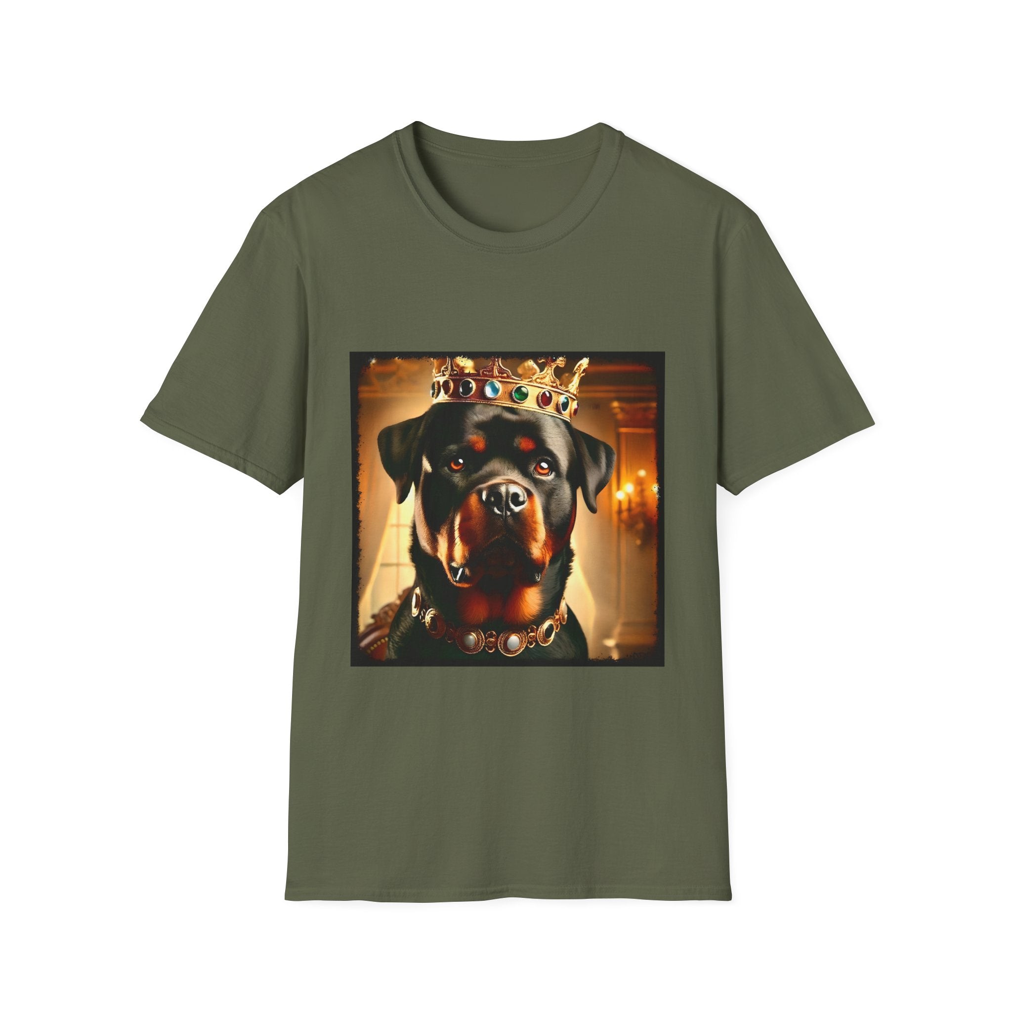 Rottweiler Mighty Monarch | Unisex Dog T-Shirt
