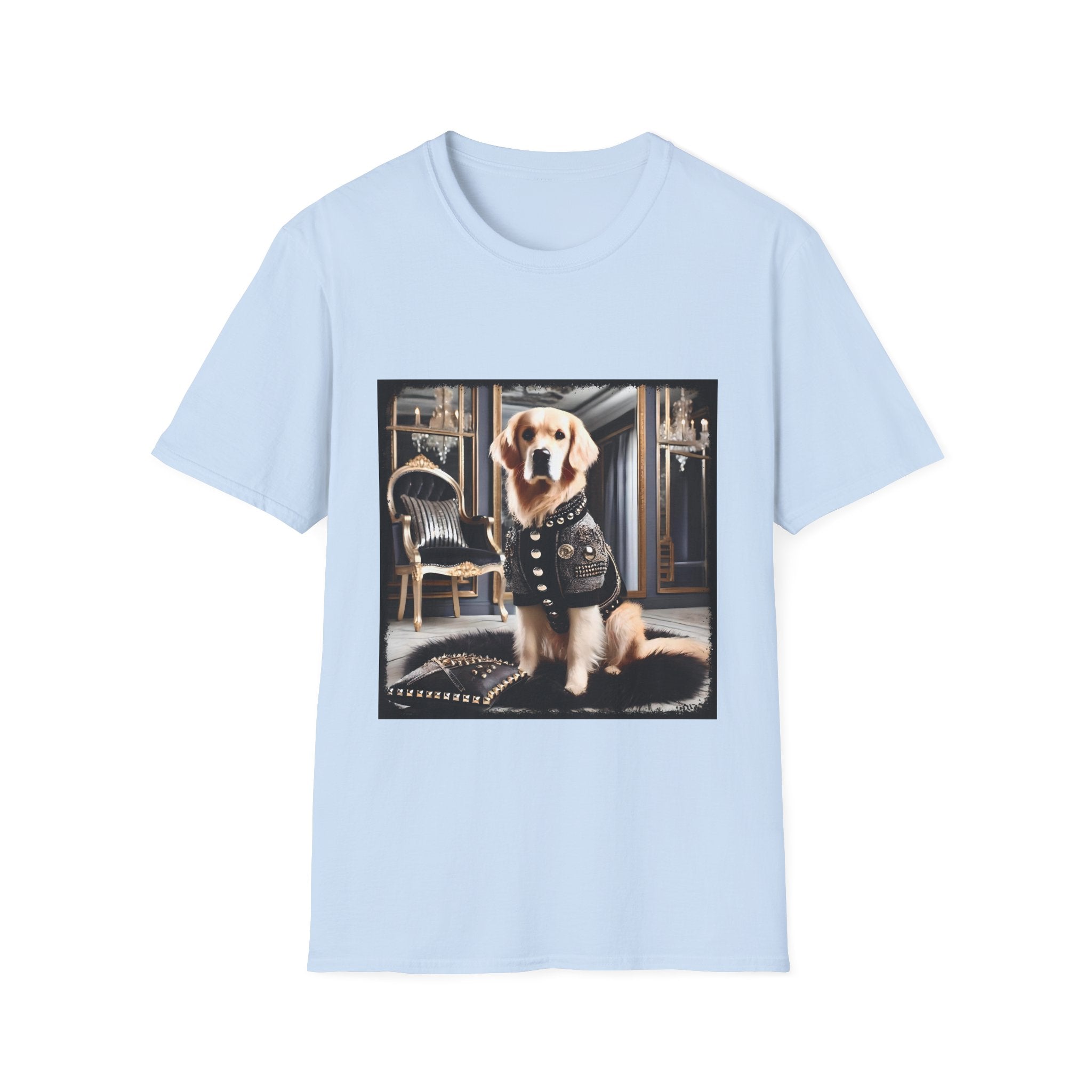 Golden Retriever Edge Icon | Unisex Dog T-Shirt