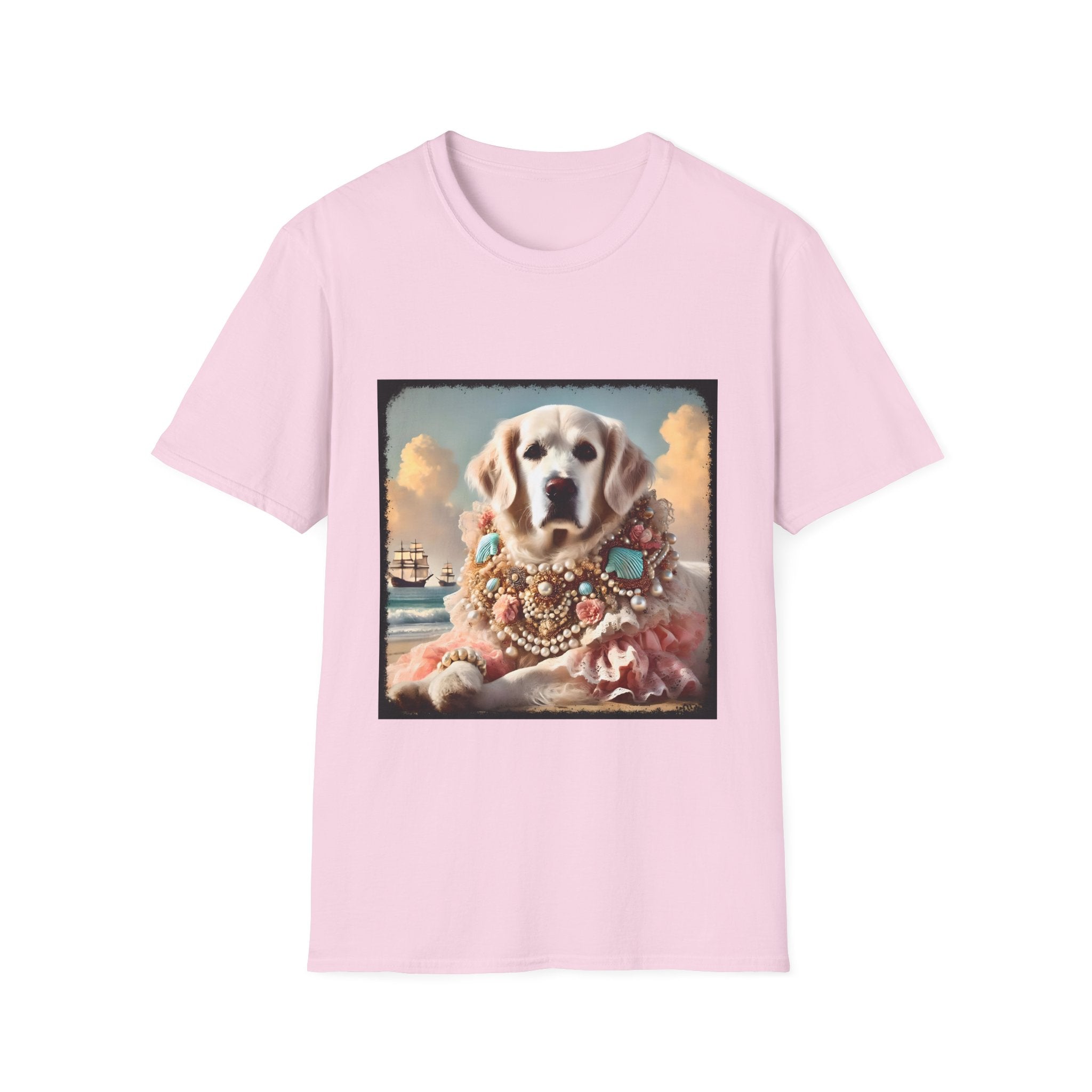 Golden Retriever Beach Beauty | Unisex Dog T-Shirt