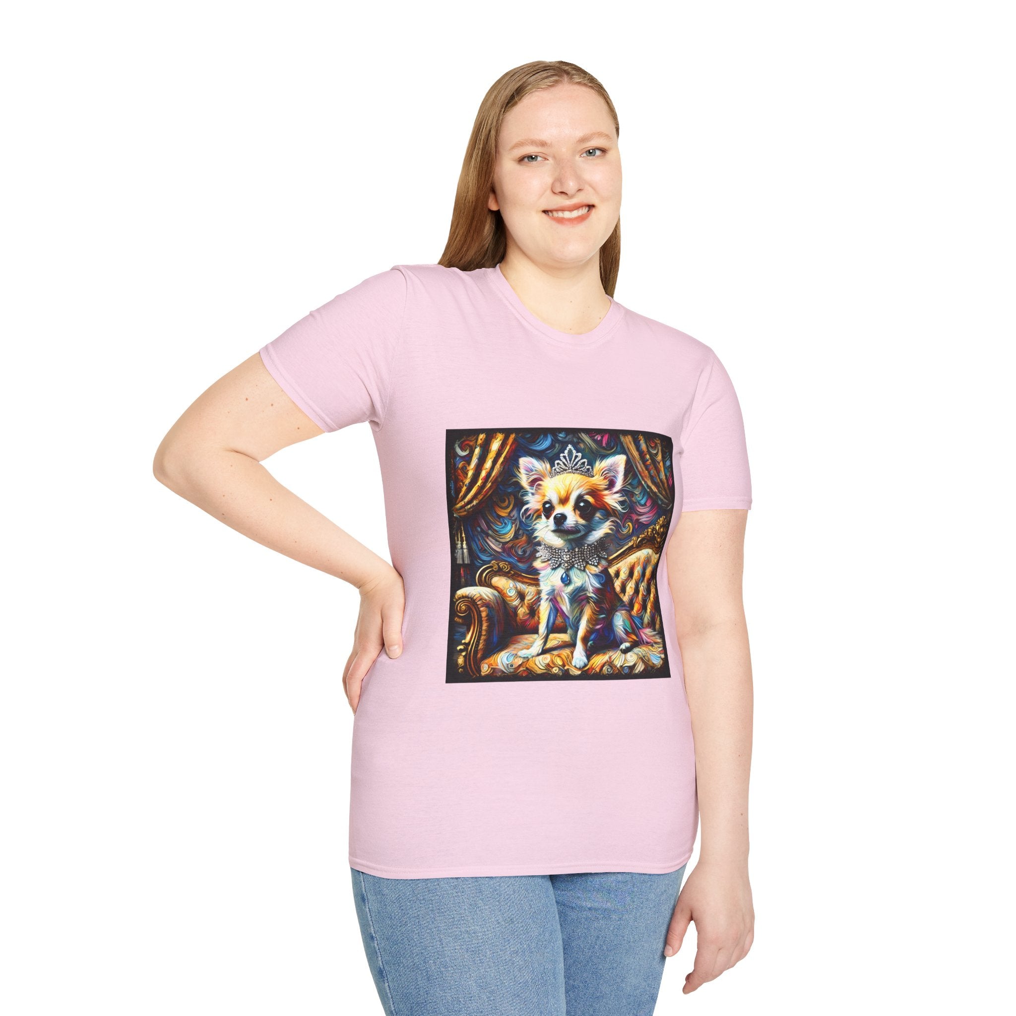 Chihuahua Diamond Diva Swirl | Unisex Dog T-Shirt