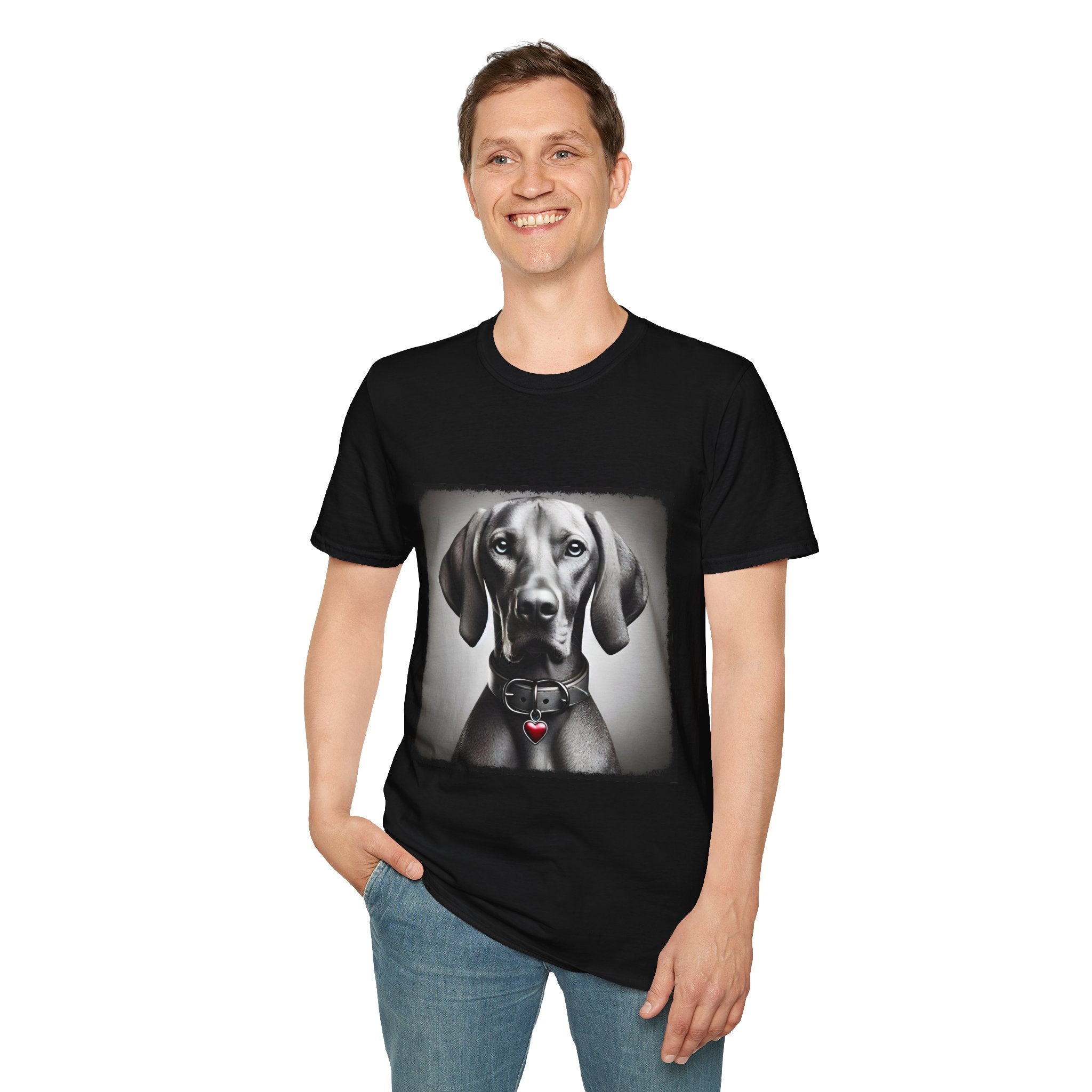 Vizsla Heart Charm | Unisex Dog T-Shirt