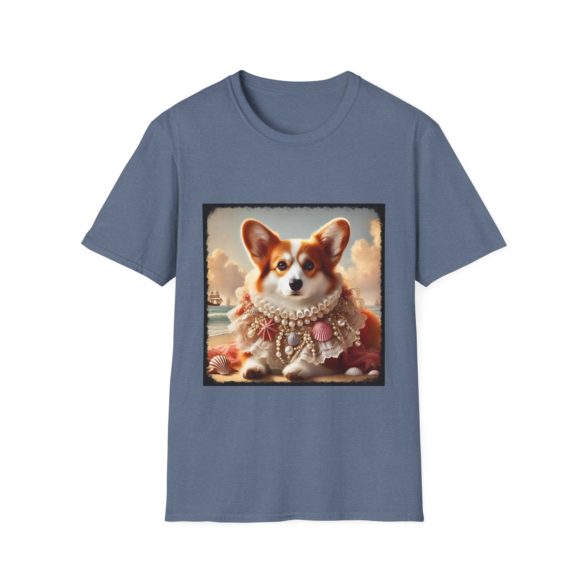 Pembroke Welsh Corgi Beach Muse | Unisex Dog T-Shirt