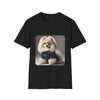 Pomeranian Pure Denim | Unisex Dog T-Shirt