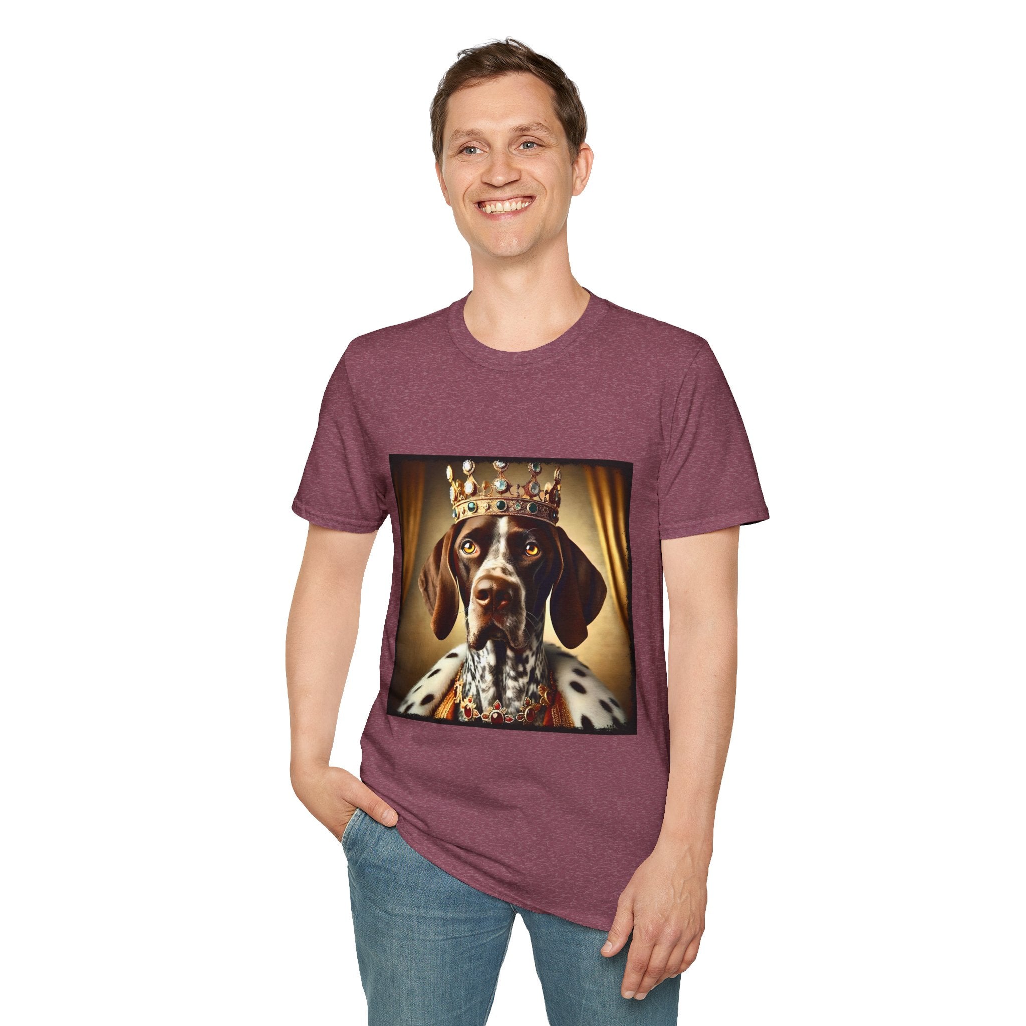 German Shorthaired Pointer Royal Icon | Unisex Dog T-Shirt