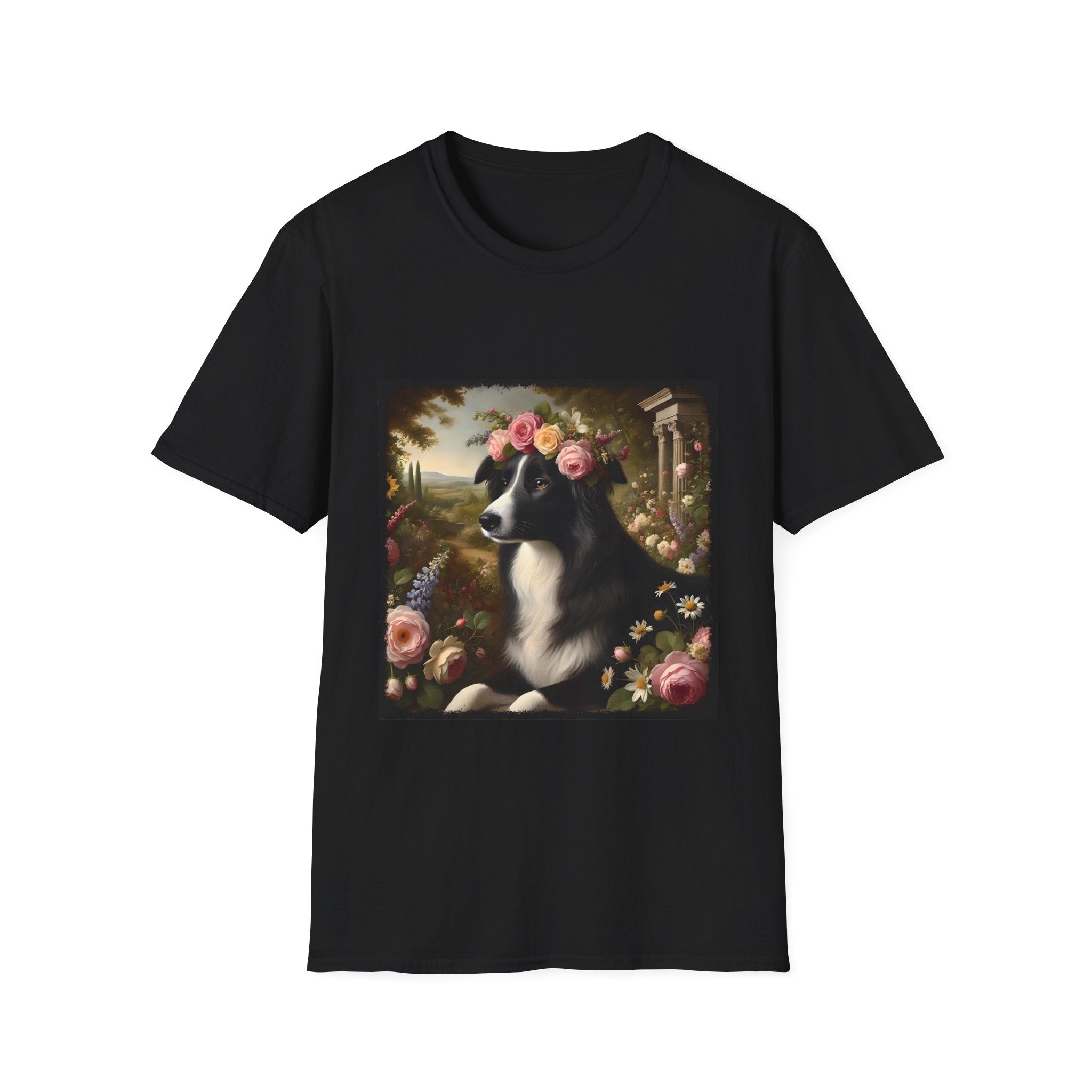 Border Collie Divine Garden | Unisex Dog T-Shirt