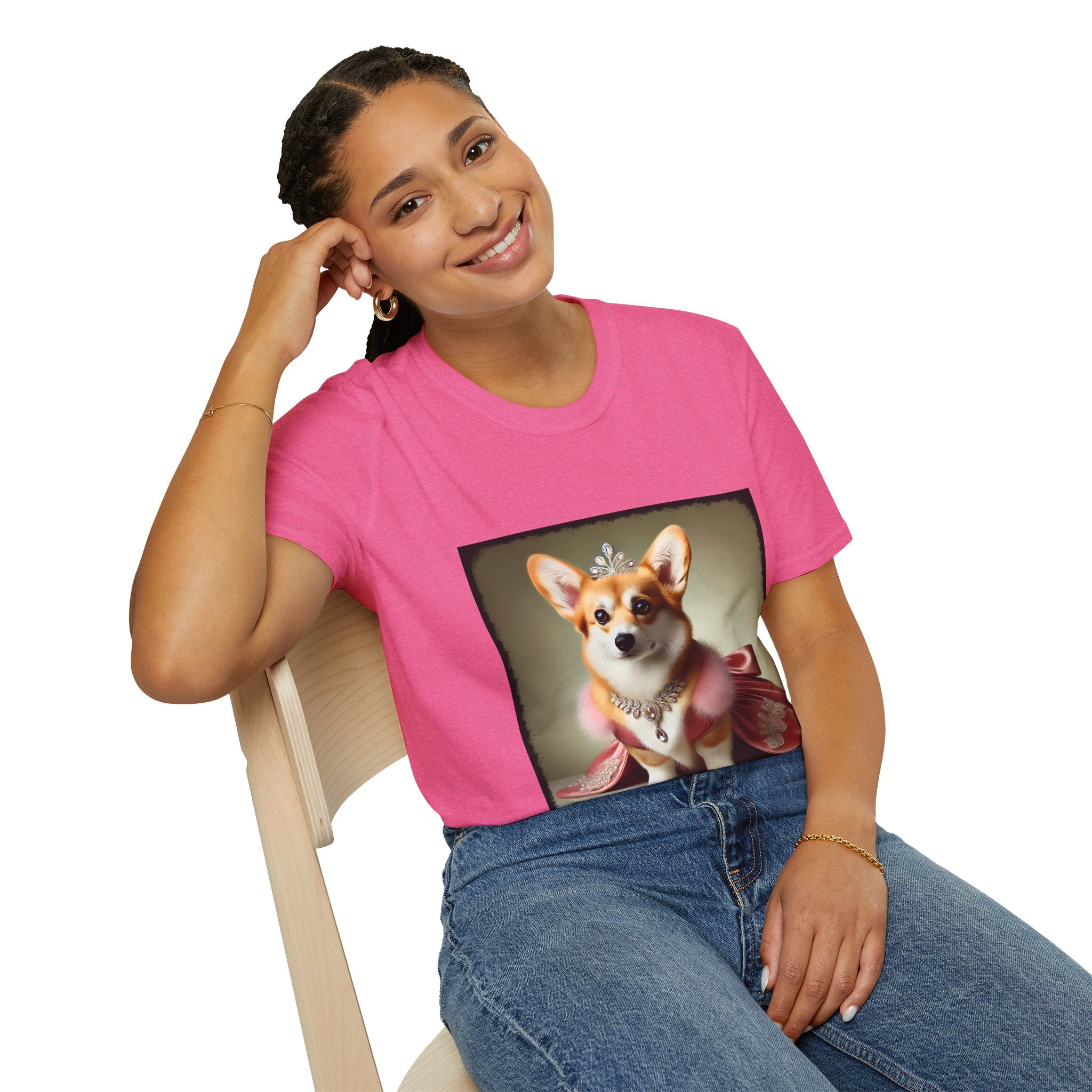 Pembroke Welsh Corgi Velvet Vixen | Unisex Dog T-Shirt