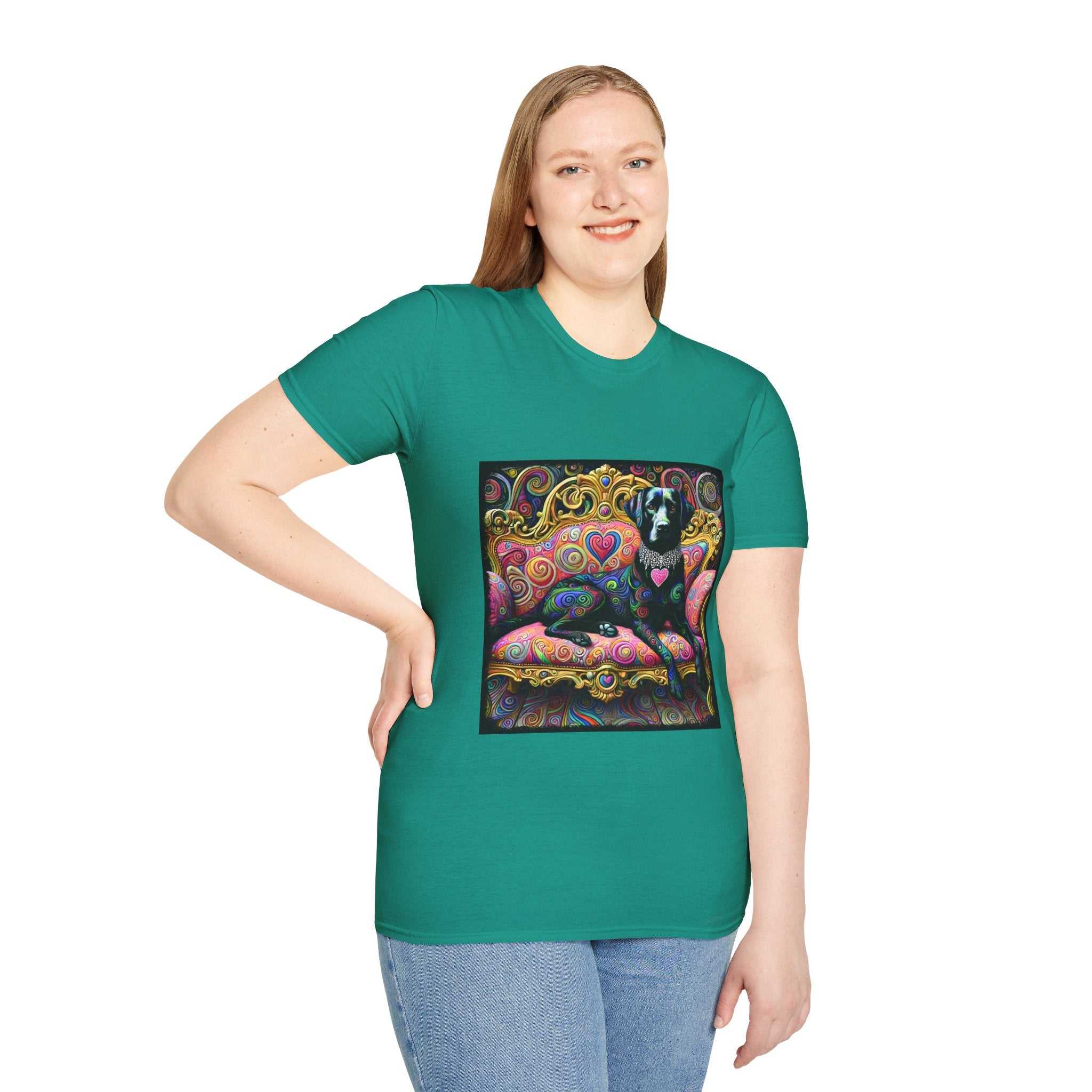 Labrador Retriever Love Swirl | Unisex Dog T-Shirt