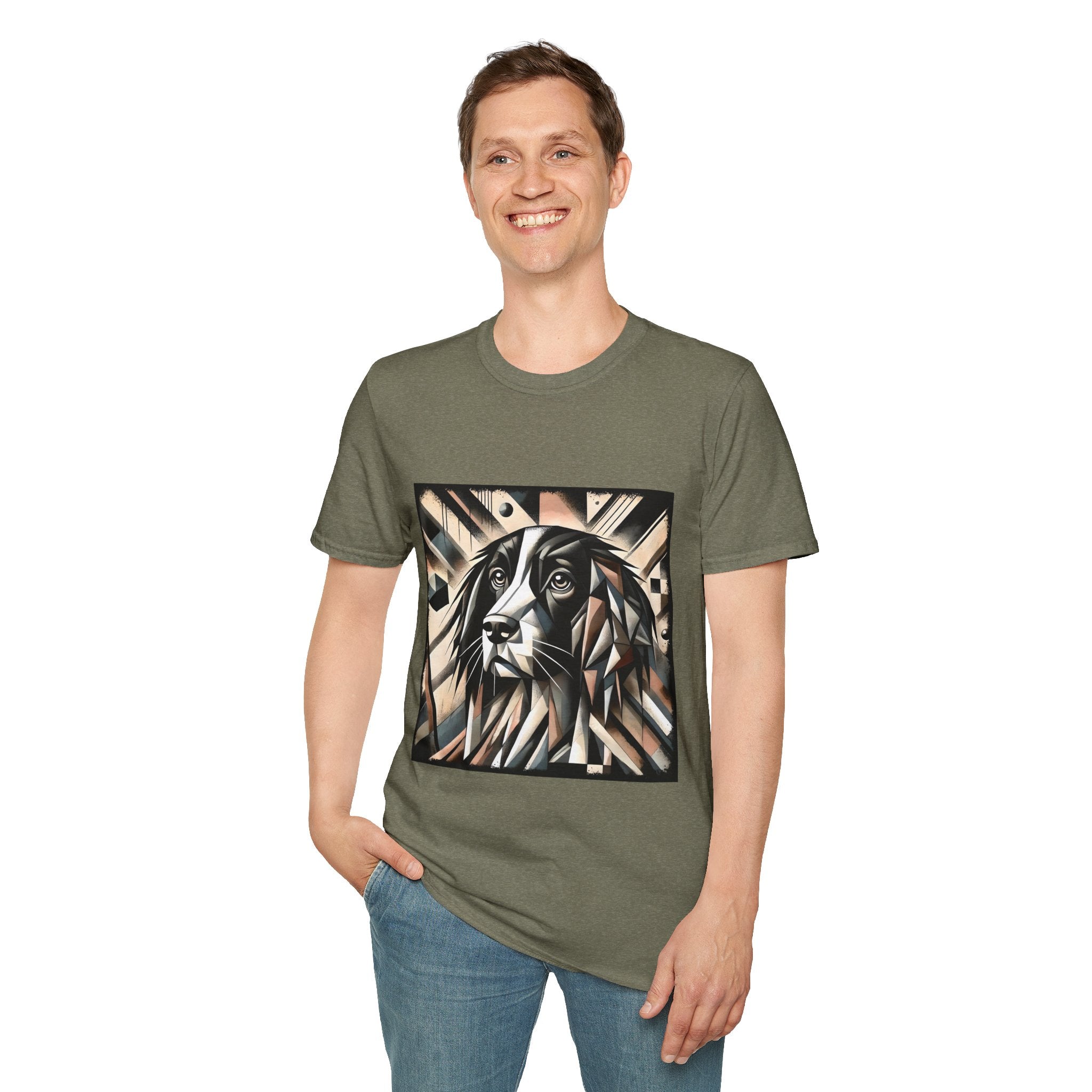 English Springer Spaniel Bold Geometric | Unisex Dog T-Shirt