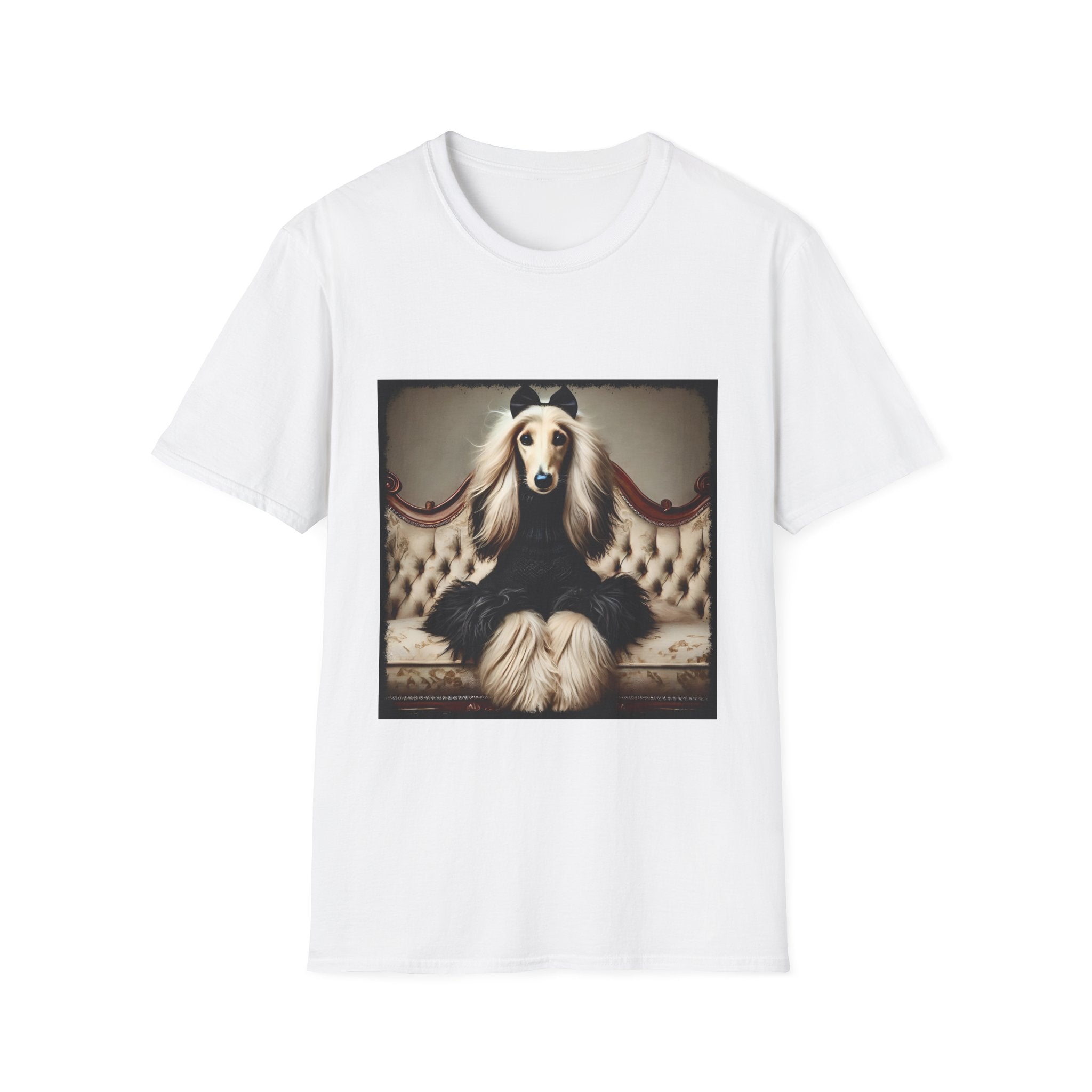 Afghan Hound Pure Icon | Unisex Dog T-Shirt