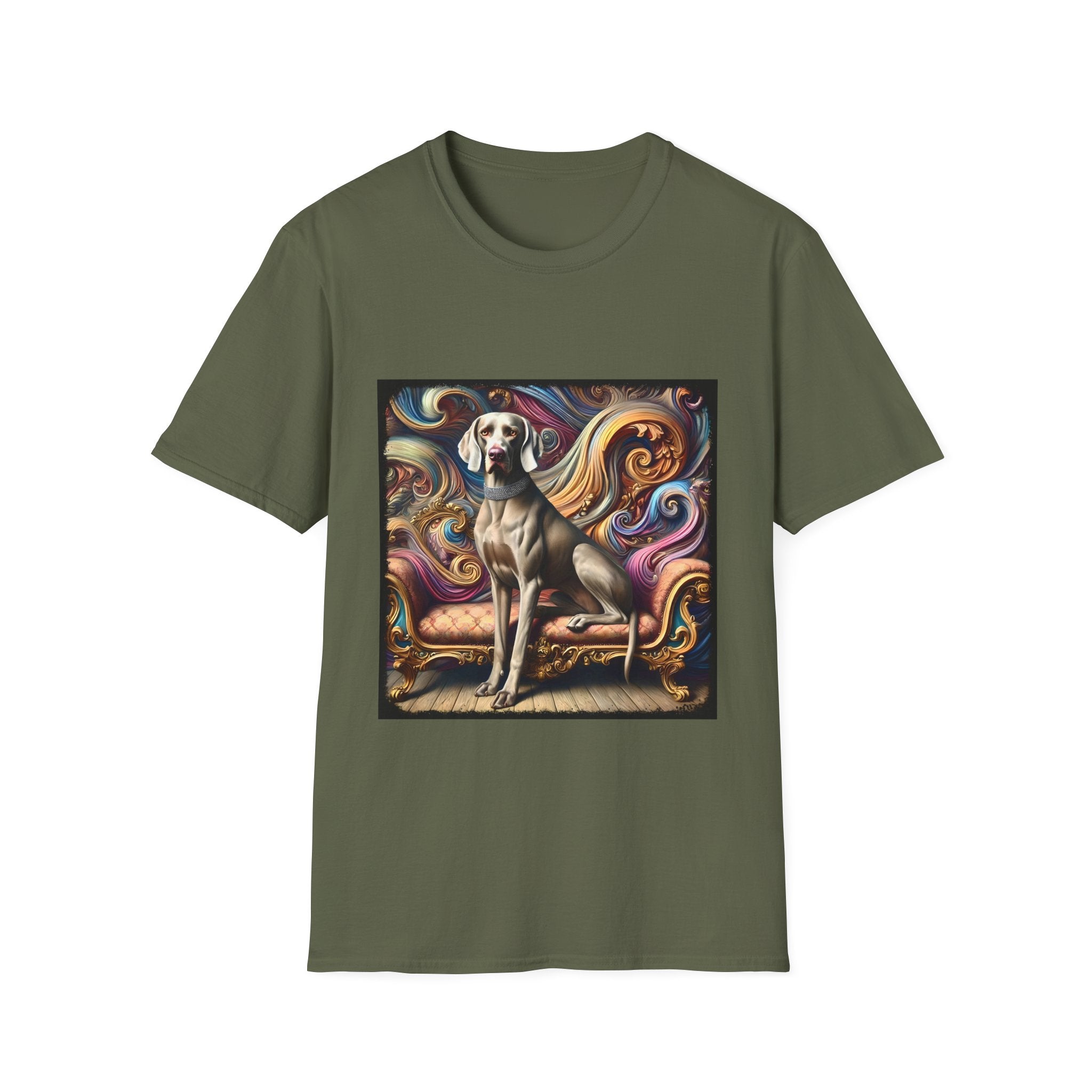 Weimaraner Bold Swirl | Unisex Dog T-Shirt