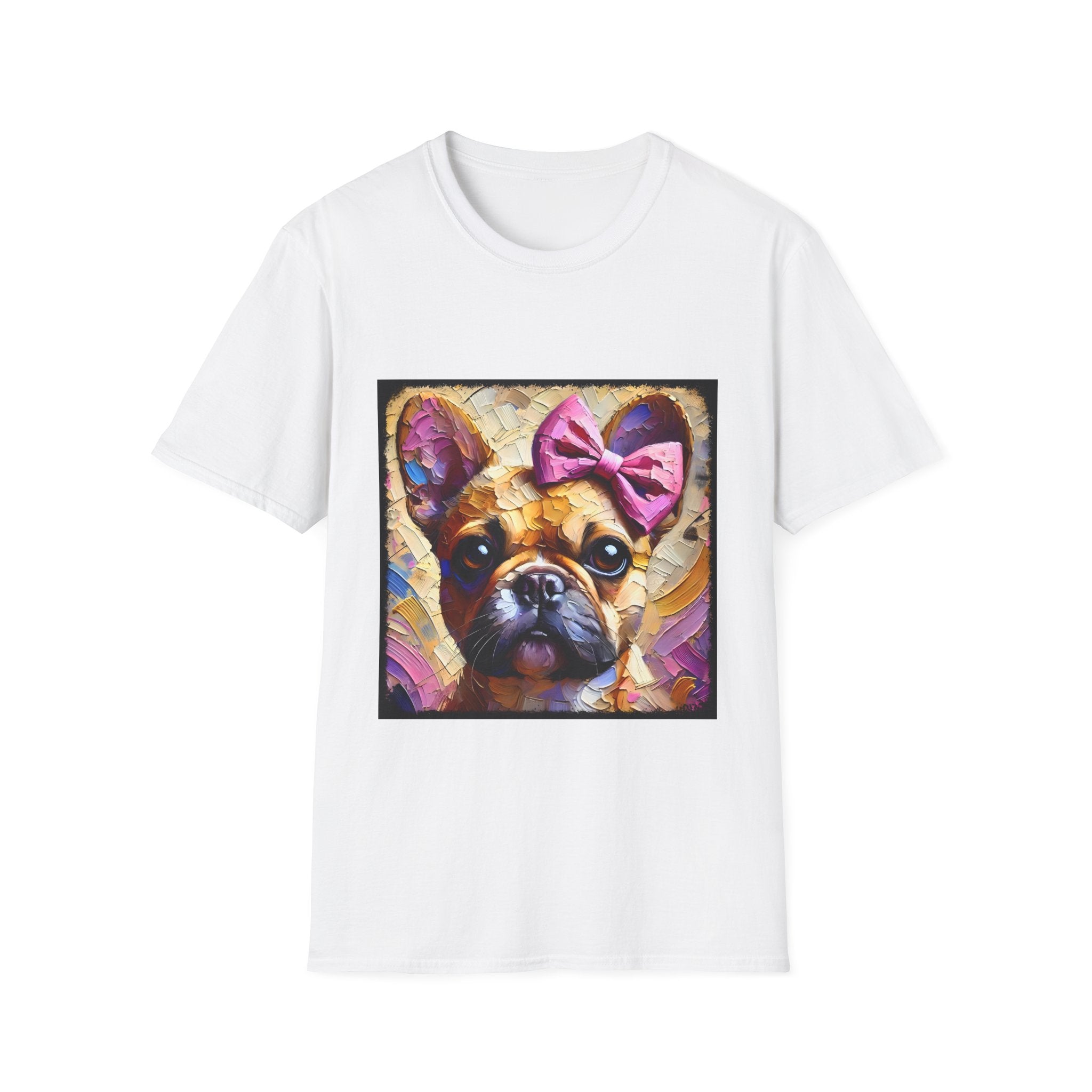 French Bulldog Textured Classic | Unisex Dog T-Shirt