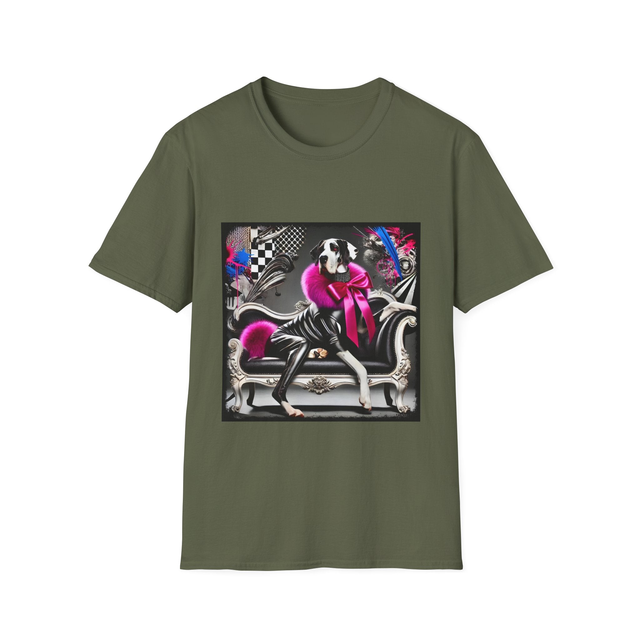 Great Dane Rock Chic | Unisex Dog T-Shirt