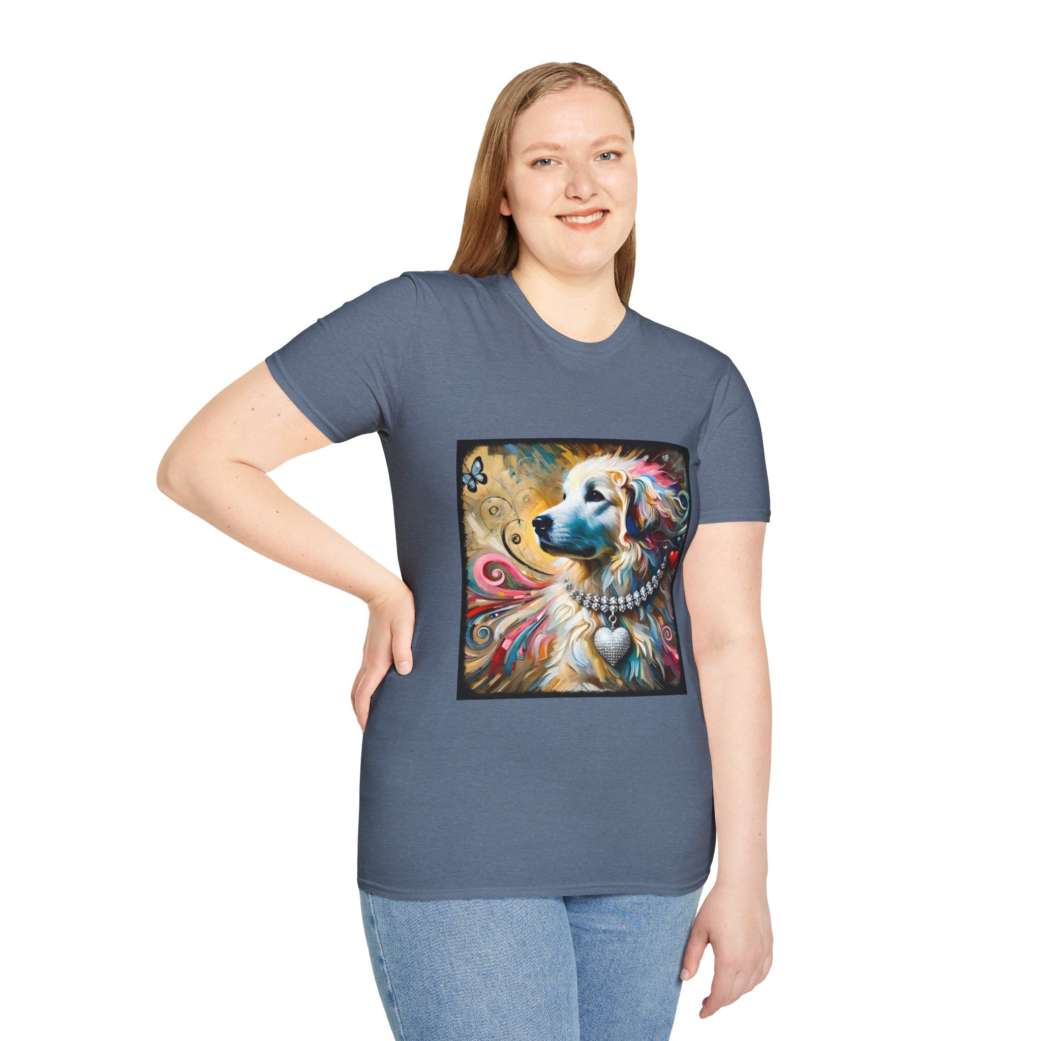 Great Pyrenees Blissful Swirl | Unisex Dog T-Shirt