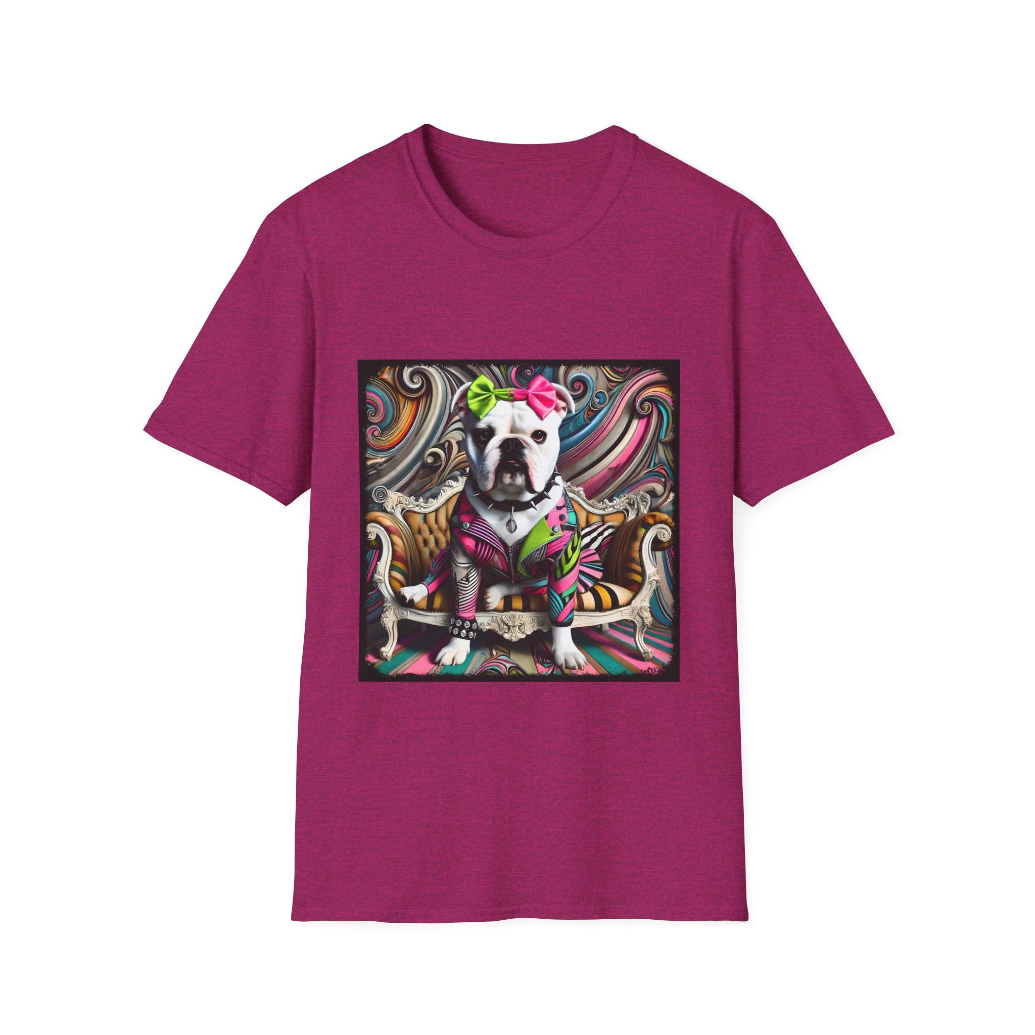 Bulldog Princess Rocker | Unisex Dog T-Shirt