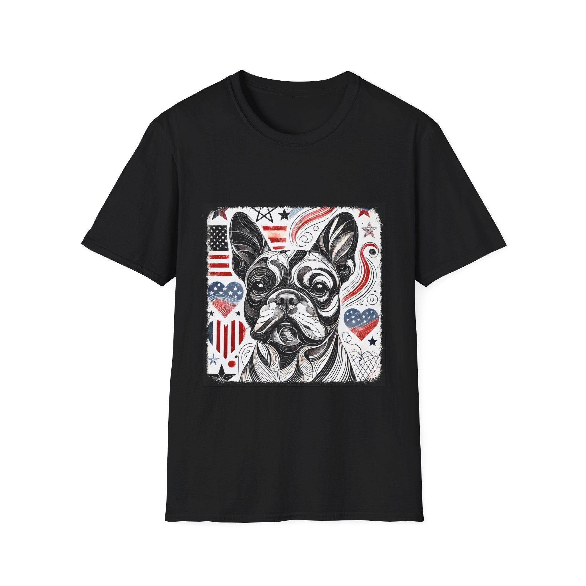 French Bulldog Americana Dream | Unisex Dog T-Shirt