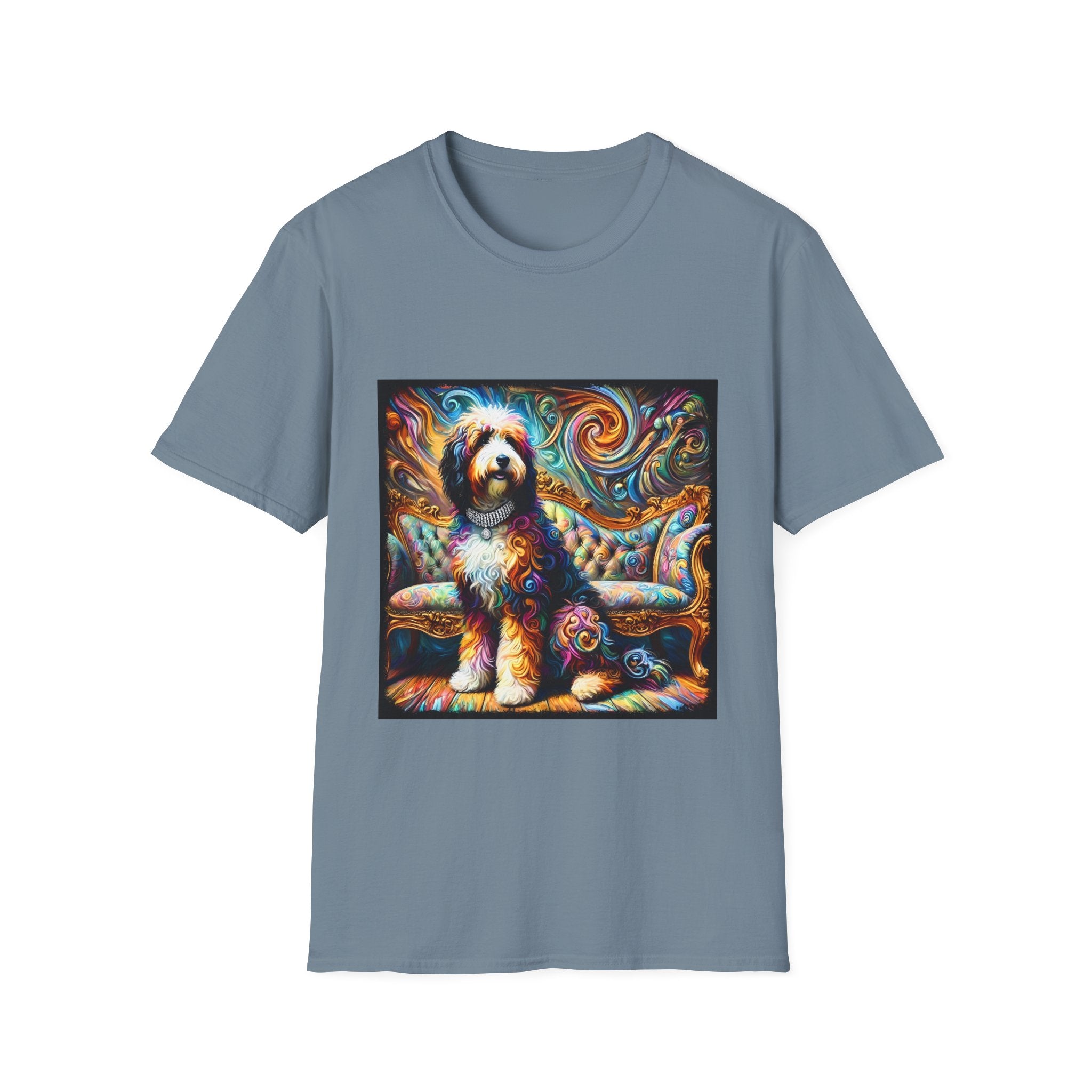 Bernedoodle Vivid Swirl | Unisex Dog T-Shirt