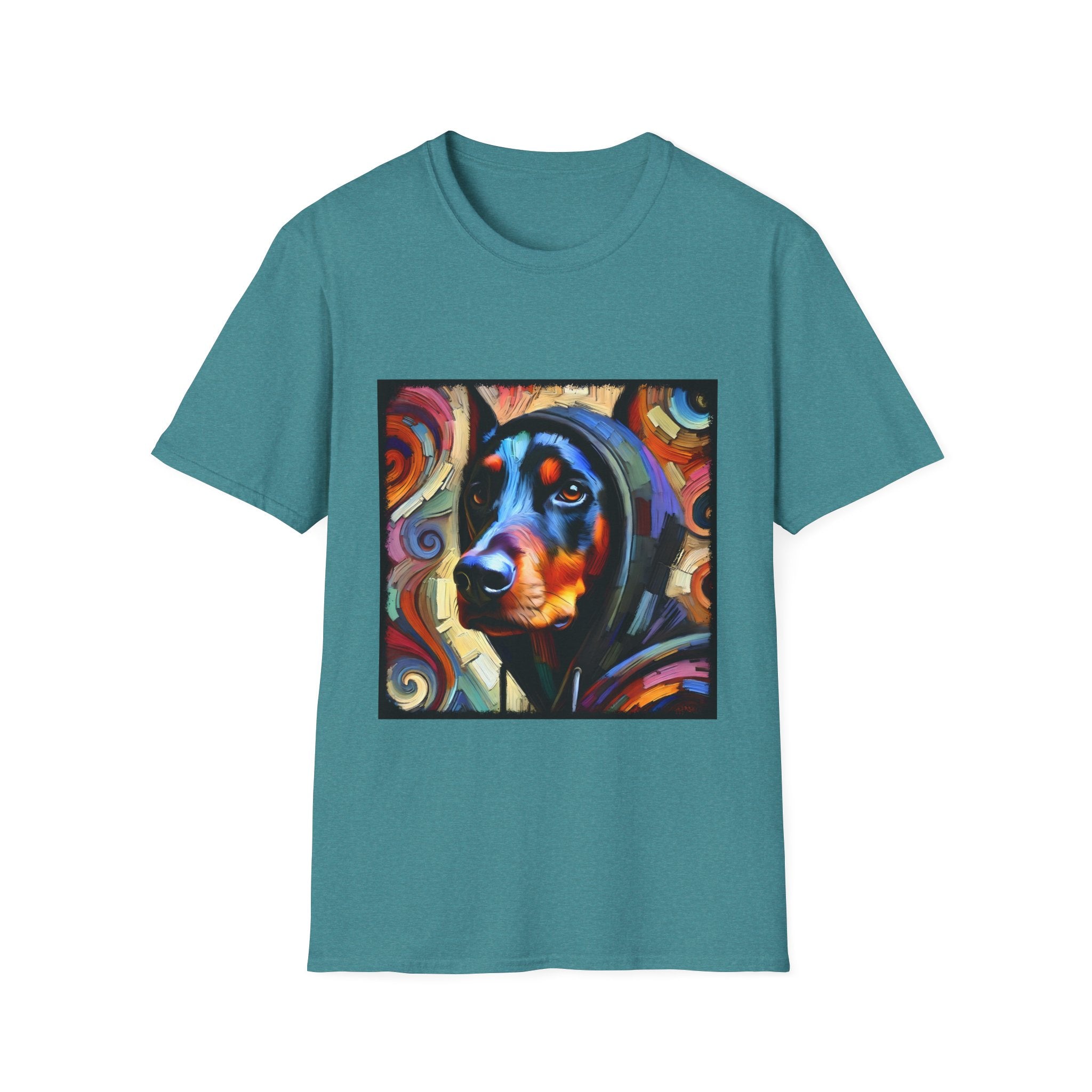 Doberman Pinscher Relaxed Swirl | Unisex Dog T-Shirt