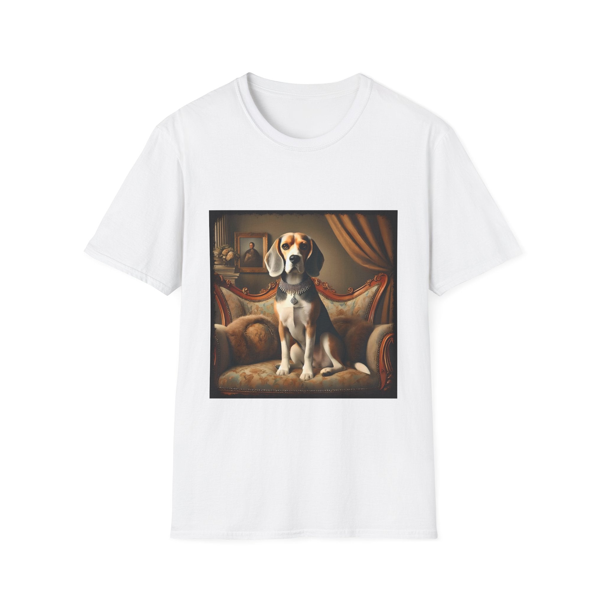 Beagle Princess Blue | Unisex Dog T-Shirt