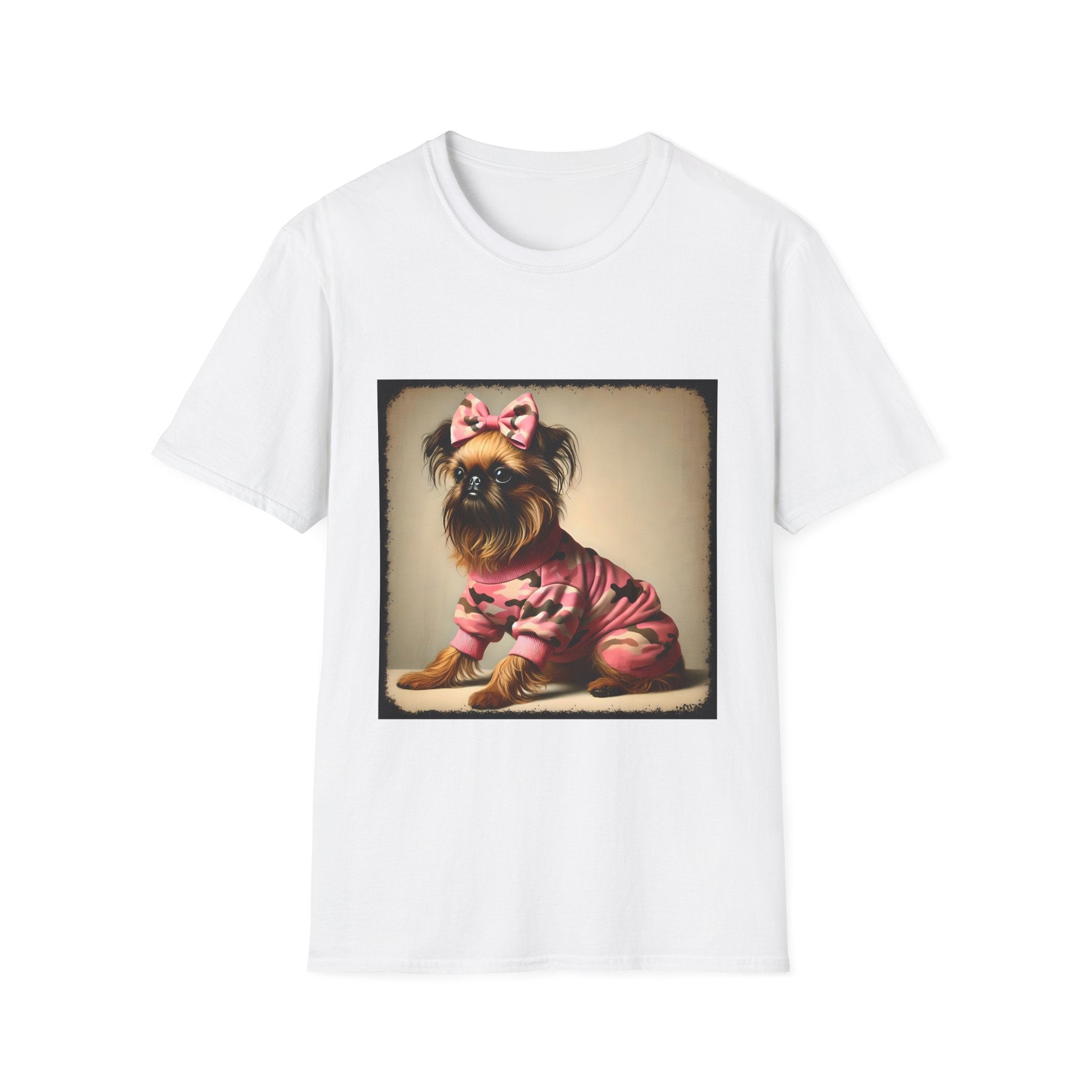 Brussels Griffon Camo Cutie | Unisex Dog T-Shirt